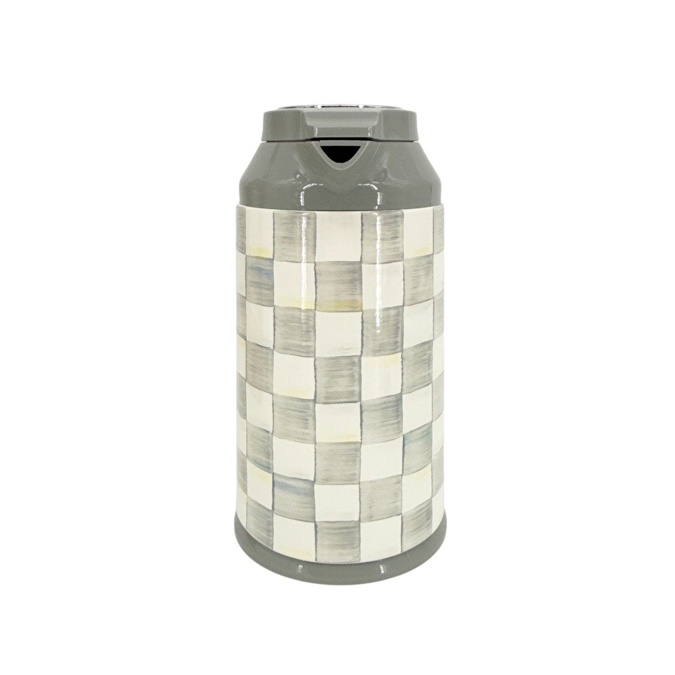MACKENZIE-CHILDS Sterling Check Coffee Carafe in Sterling Check