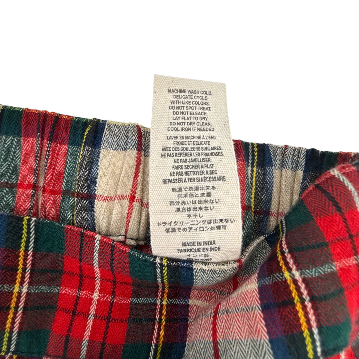 THE GREAT. The Square Pajama Short. In Winter Cabin Plaid 0|XS