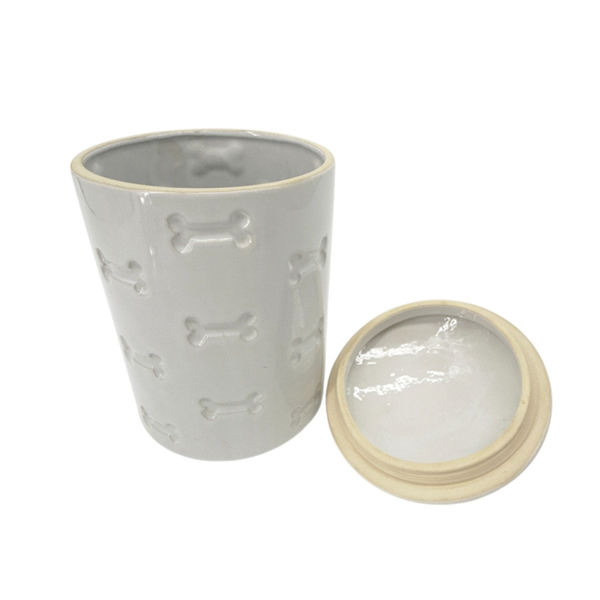 UNLEASHED LIFE Bone Appetit Collection Treat Canister Jar