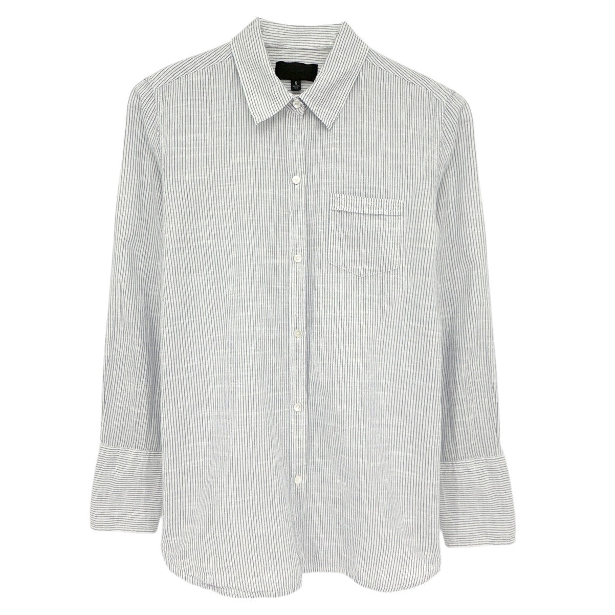NILI LOTAN Pinstripe Cotton Voile NL Shirt S