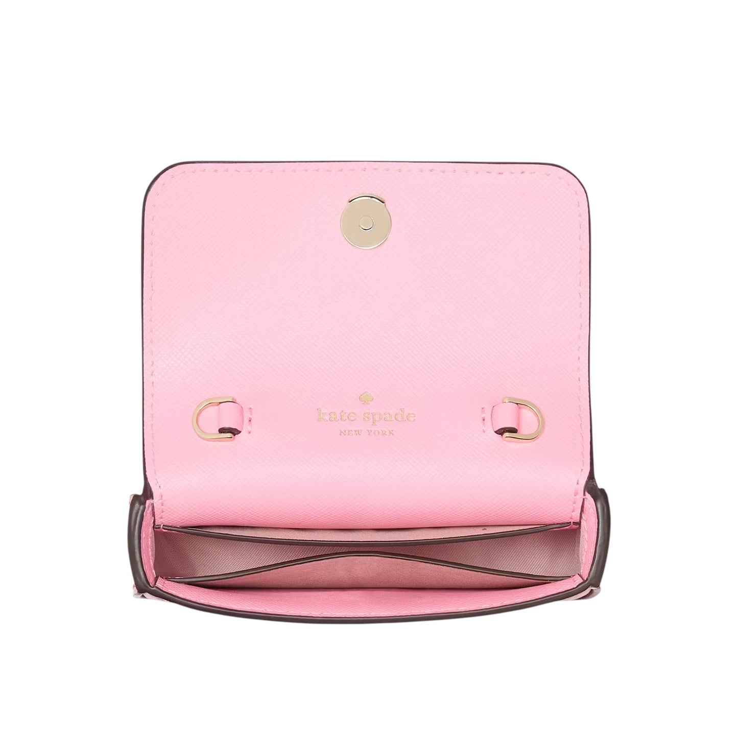 KATE SPADE New York Madison Card Case Crossbody in Pink Apple