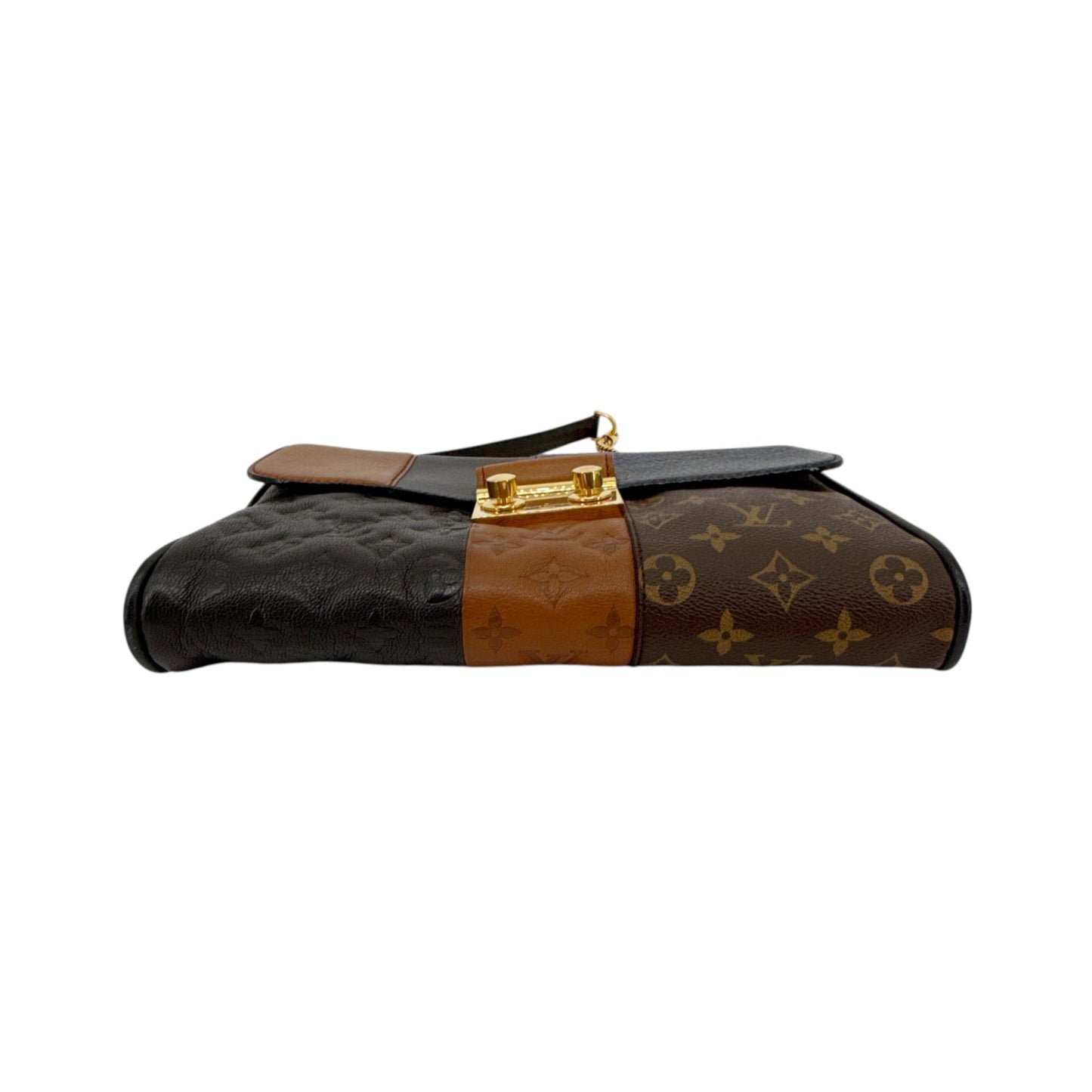 LOUIS VUITTON Limited Edition Monogram Blocks Pochette Plate Marine
