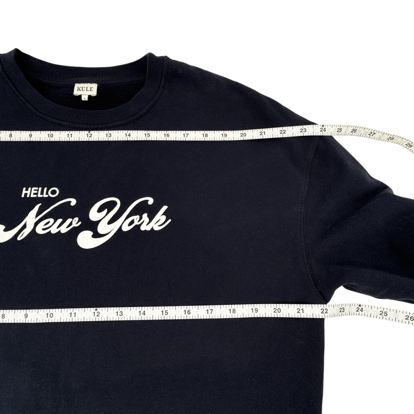 KULE The Oversized Hello New York Sweatshirt S