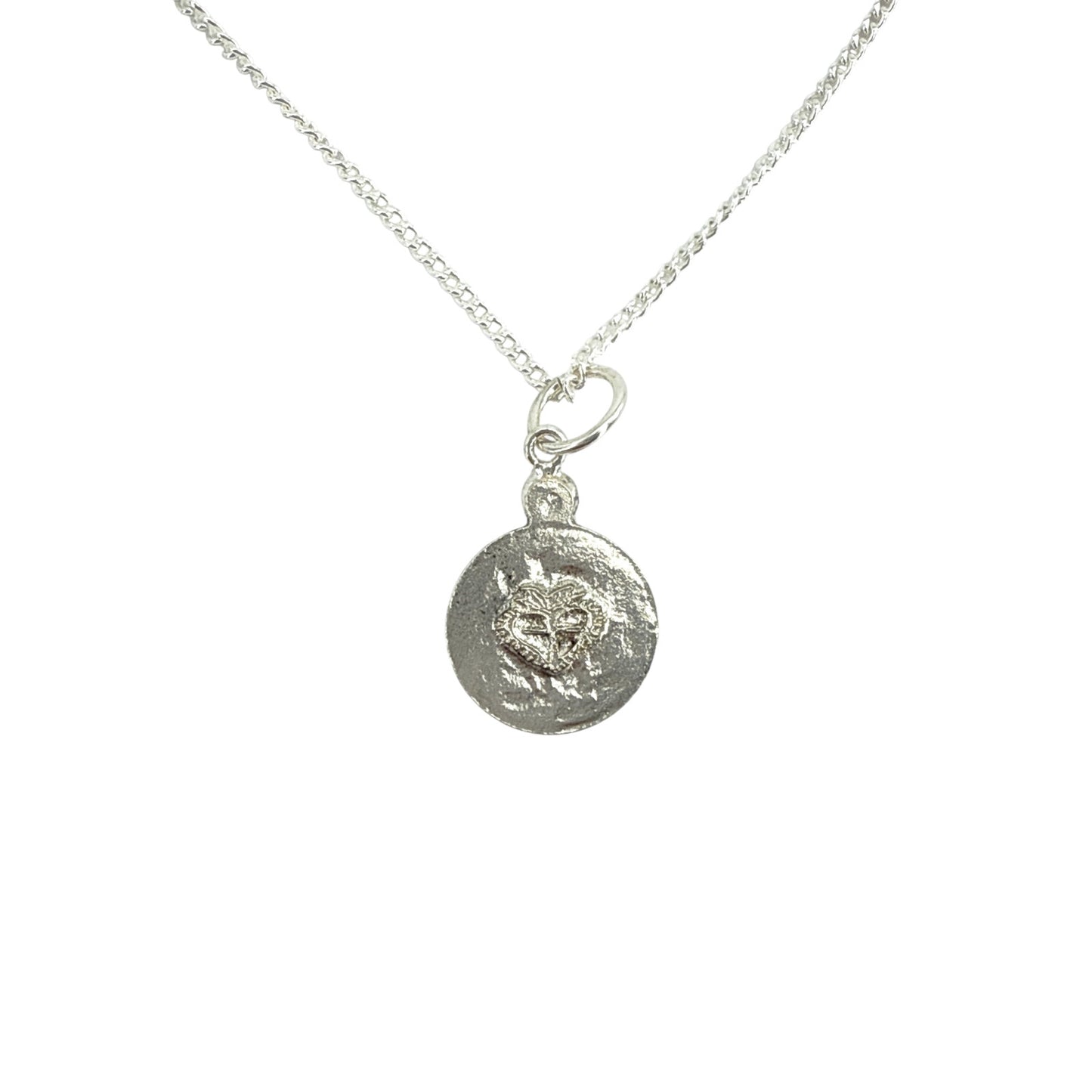VIRGINS SAINTS & ANGELS VSA Saint Christopher Charm Necklace in Silver