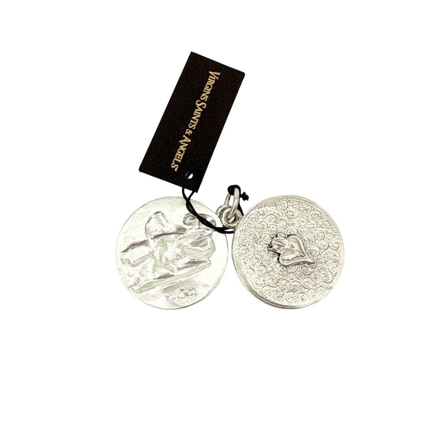 VIRGINS SAINTS & ANGELS VSA Saint Christopher Locket in Silver