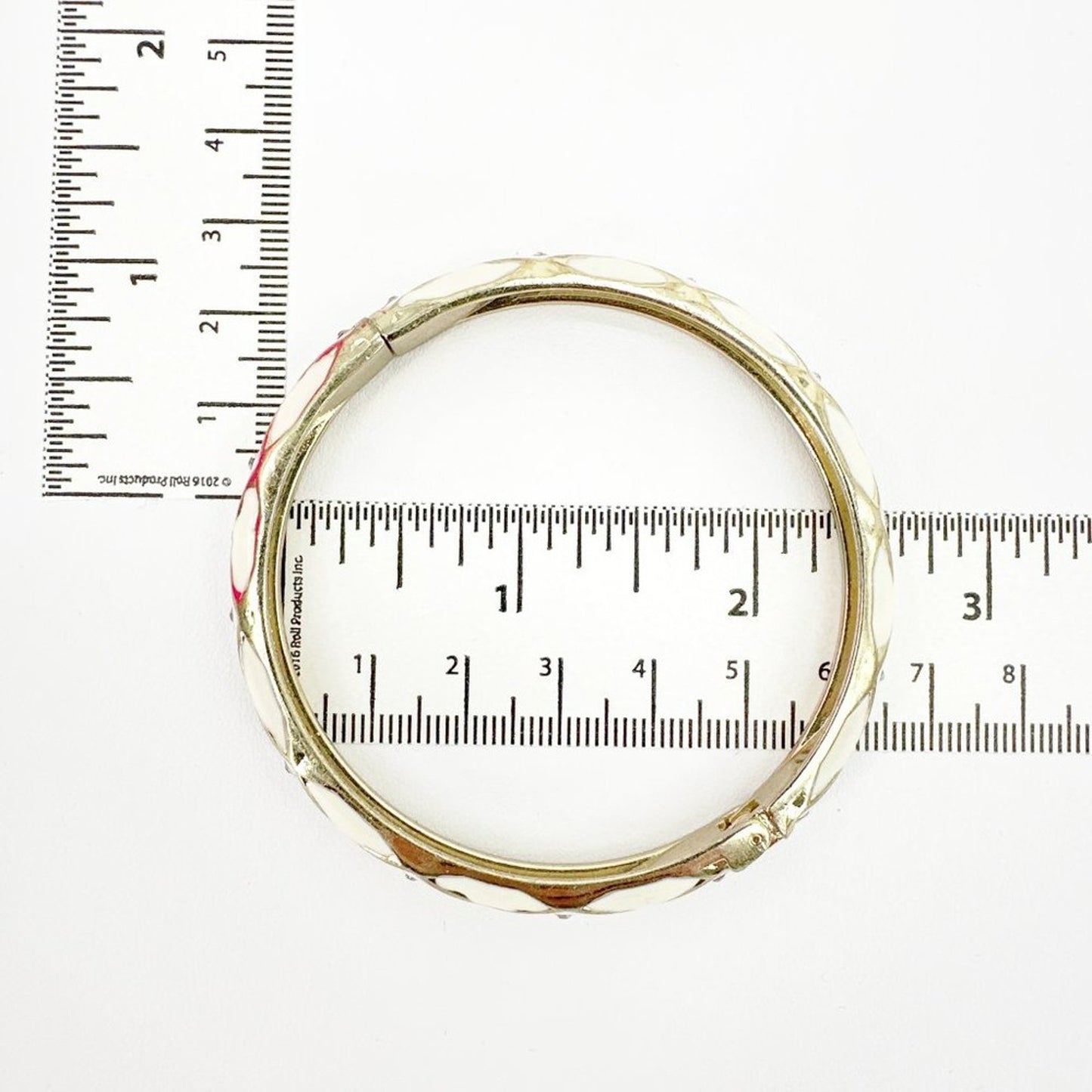 SEQUIN by NORDSTROM Enamel & Crystal Hinged Bangle Bracelet Set of 5