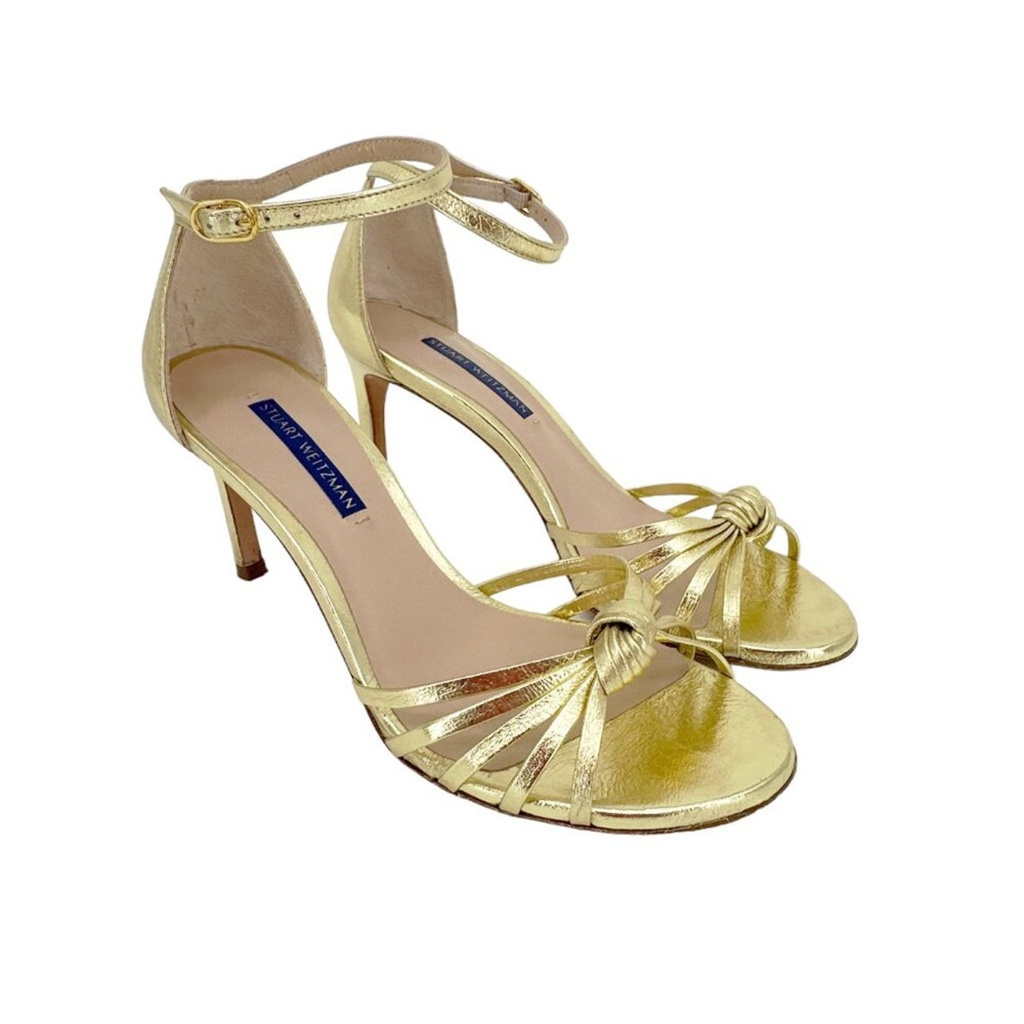 STUART WEITZMAN Sena 75 Metallic Gold 6.5