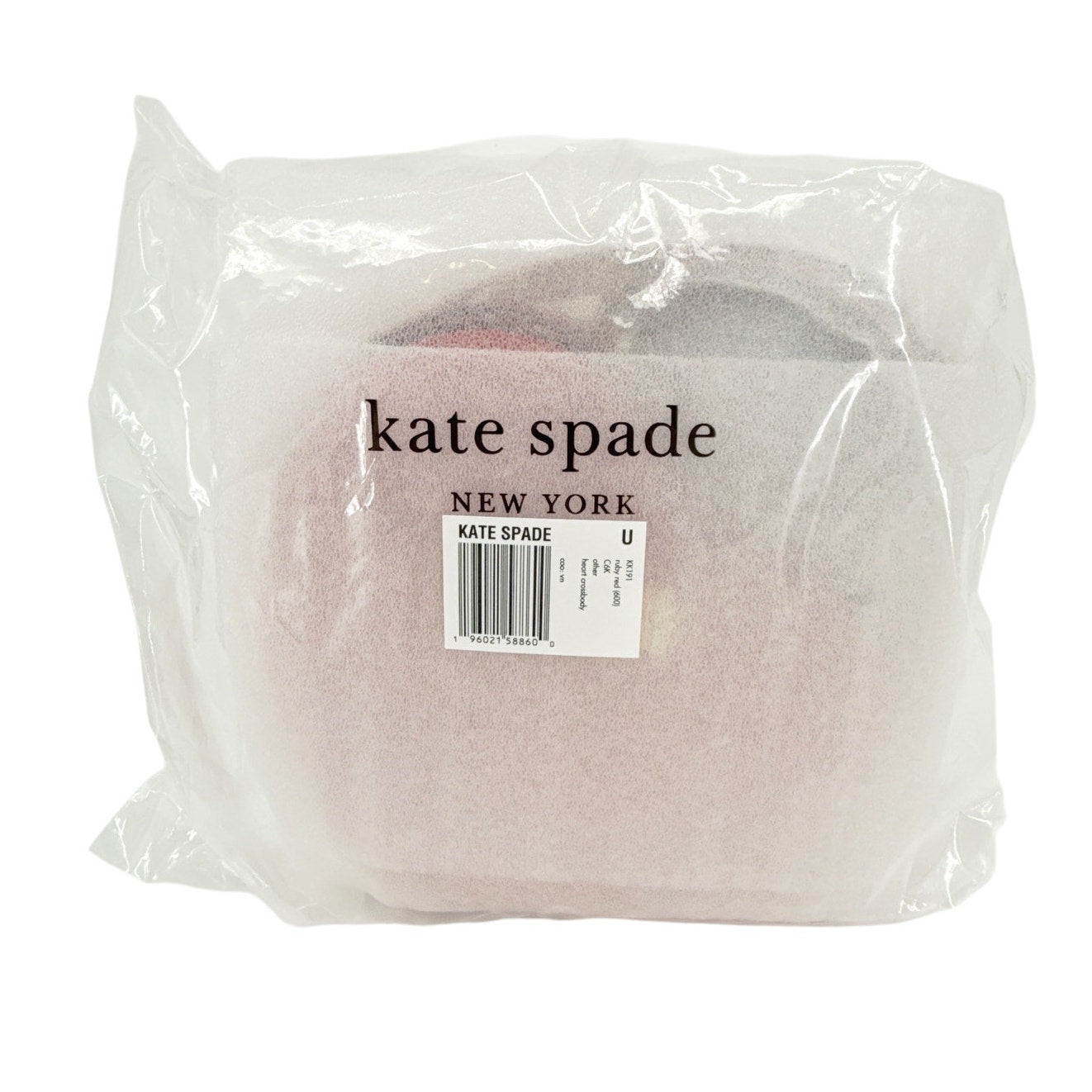 KATE SPADE New York Love Shack Quilted 3D Heart Crossbody in Ruby Red