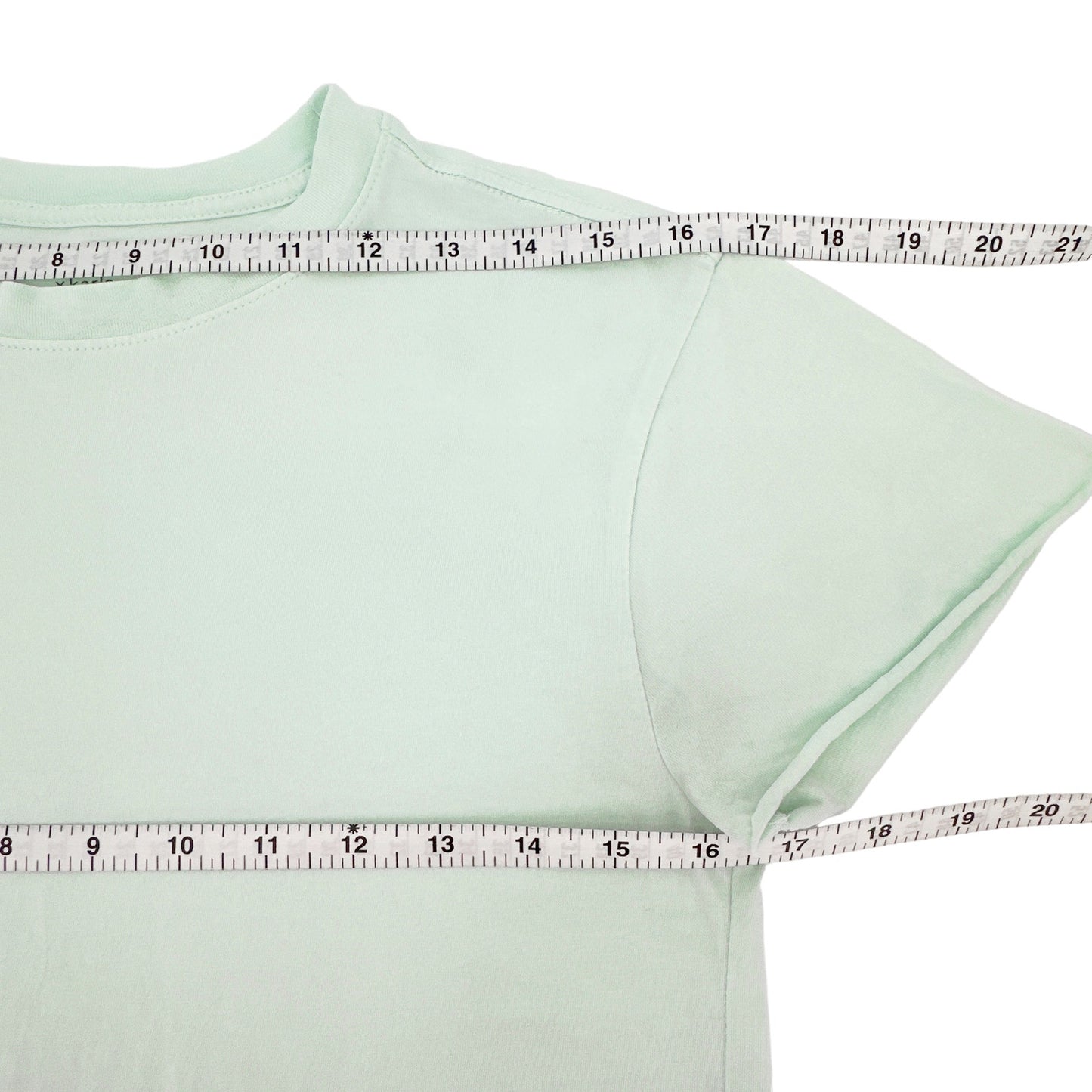 HANES X KARLA The Classic Tee in Neo Mint XS