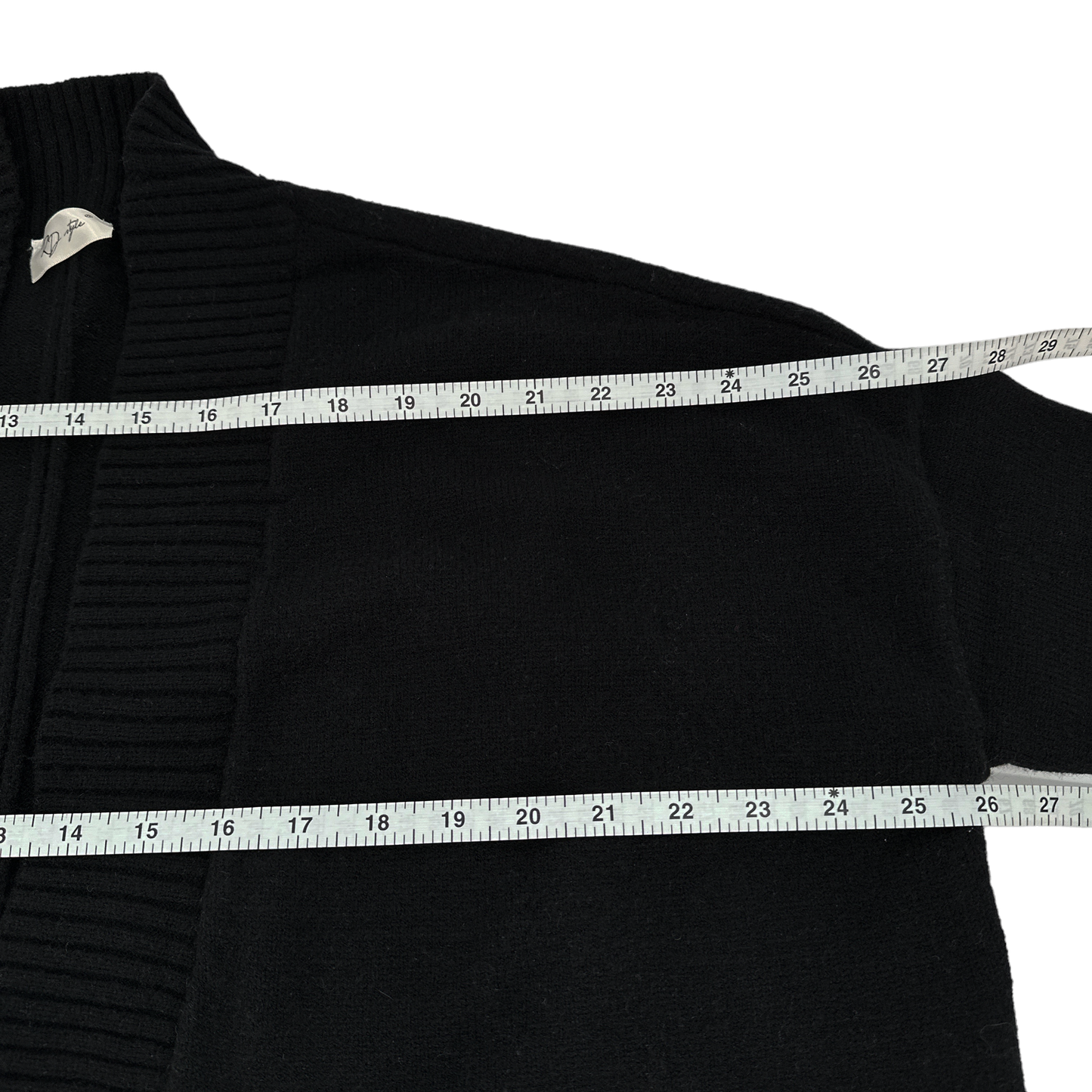 ANTHROPOLOGIE by RD STYLE Open Front Cardigan in Black S