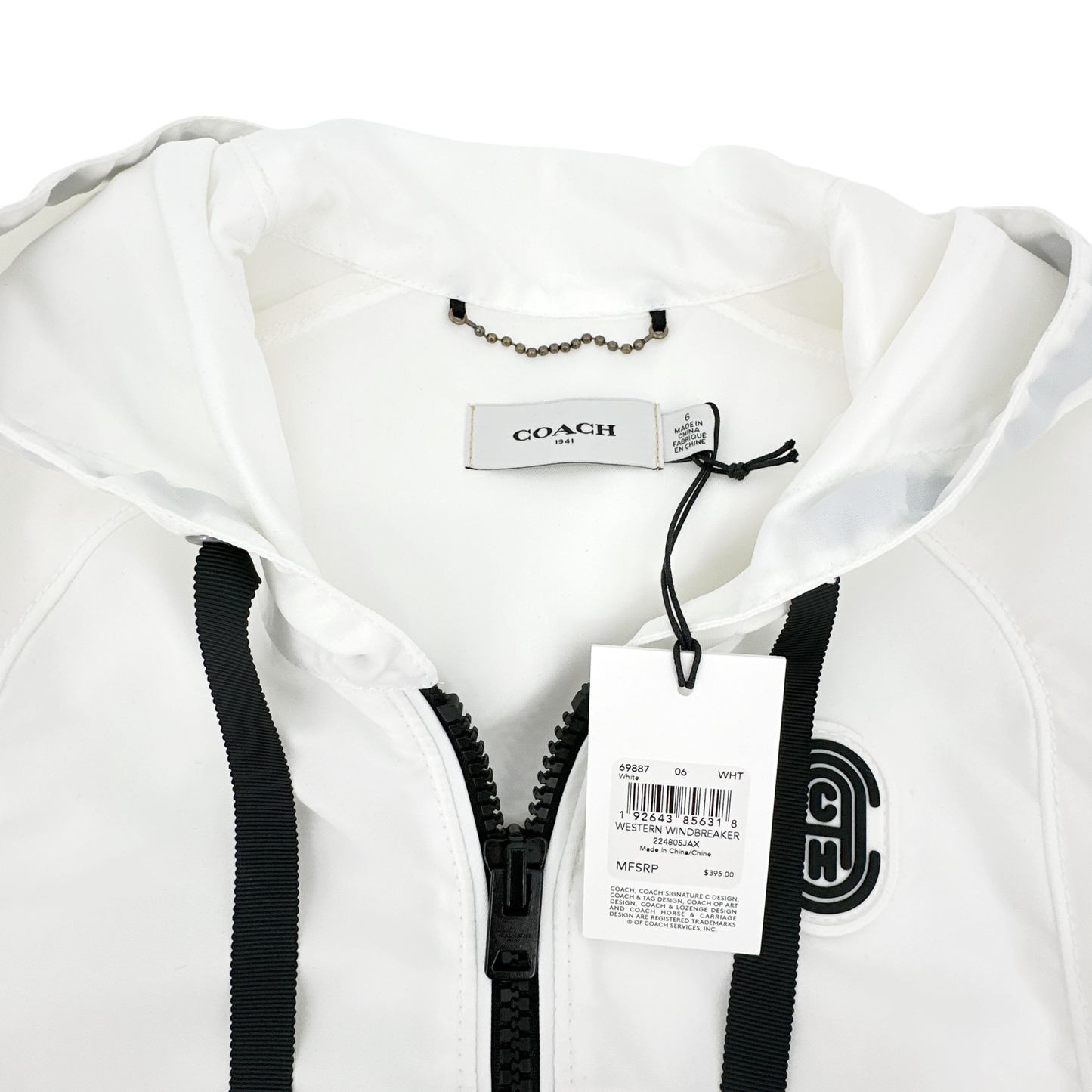 COACH 1941 Western Windbreaker in White M