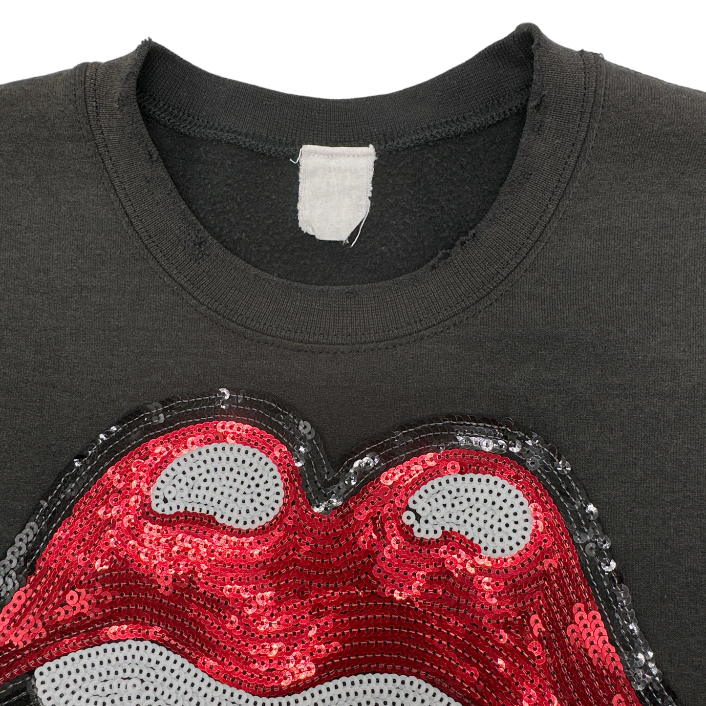 MADEWORN Rolling Stones Sequins Sweatshirt Size XS