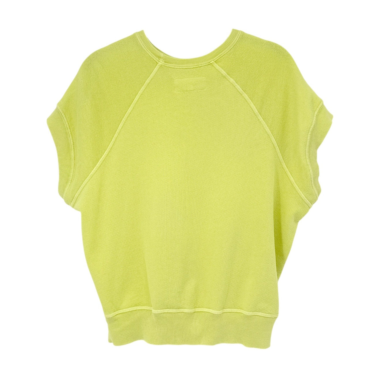 THE GREAT. The Wedge Sweatshirt in Limezest 0|XS