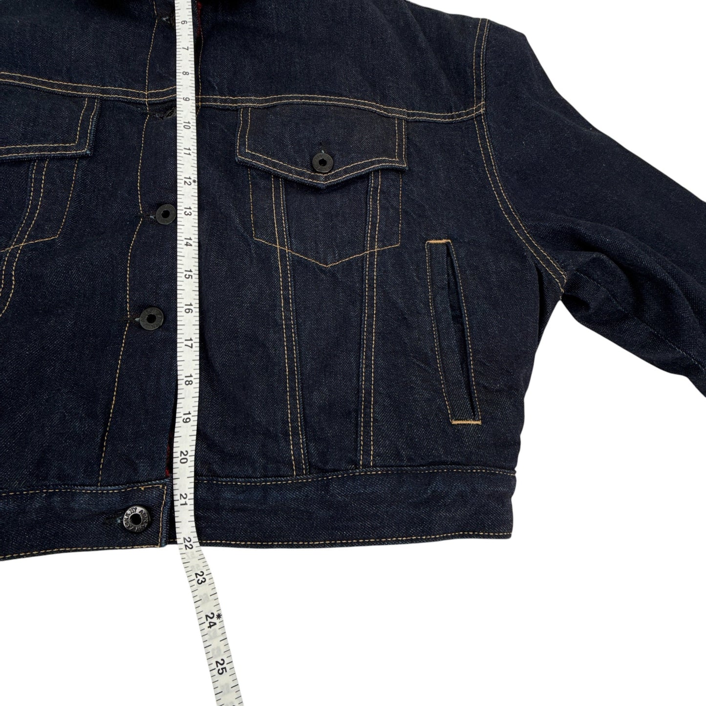 ASKK NY Nova Lined Jacket in Indigo Plaid 0|XS