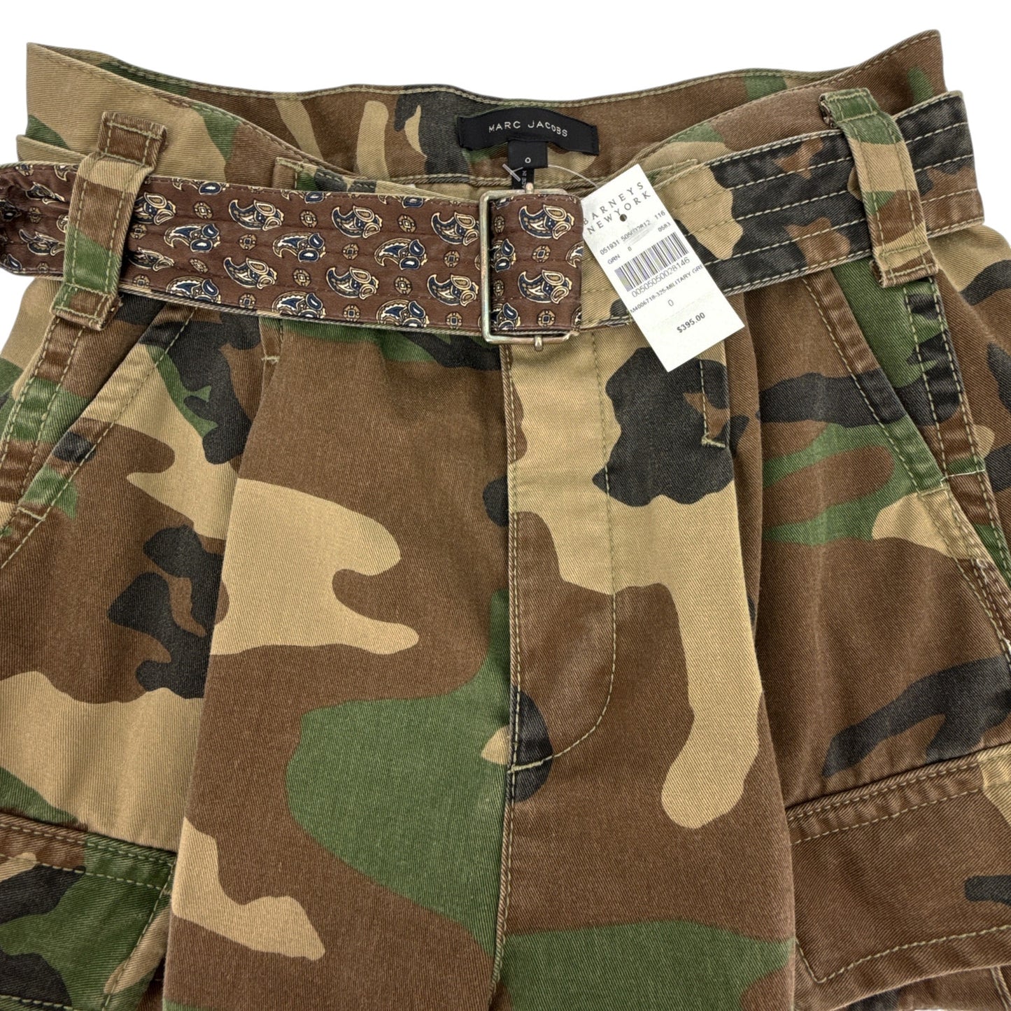 MARC JACOBS Army Cargo Pocket Short in Military Green Multi 0