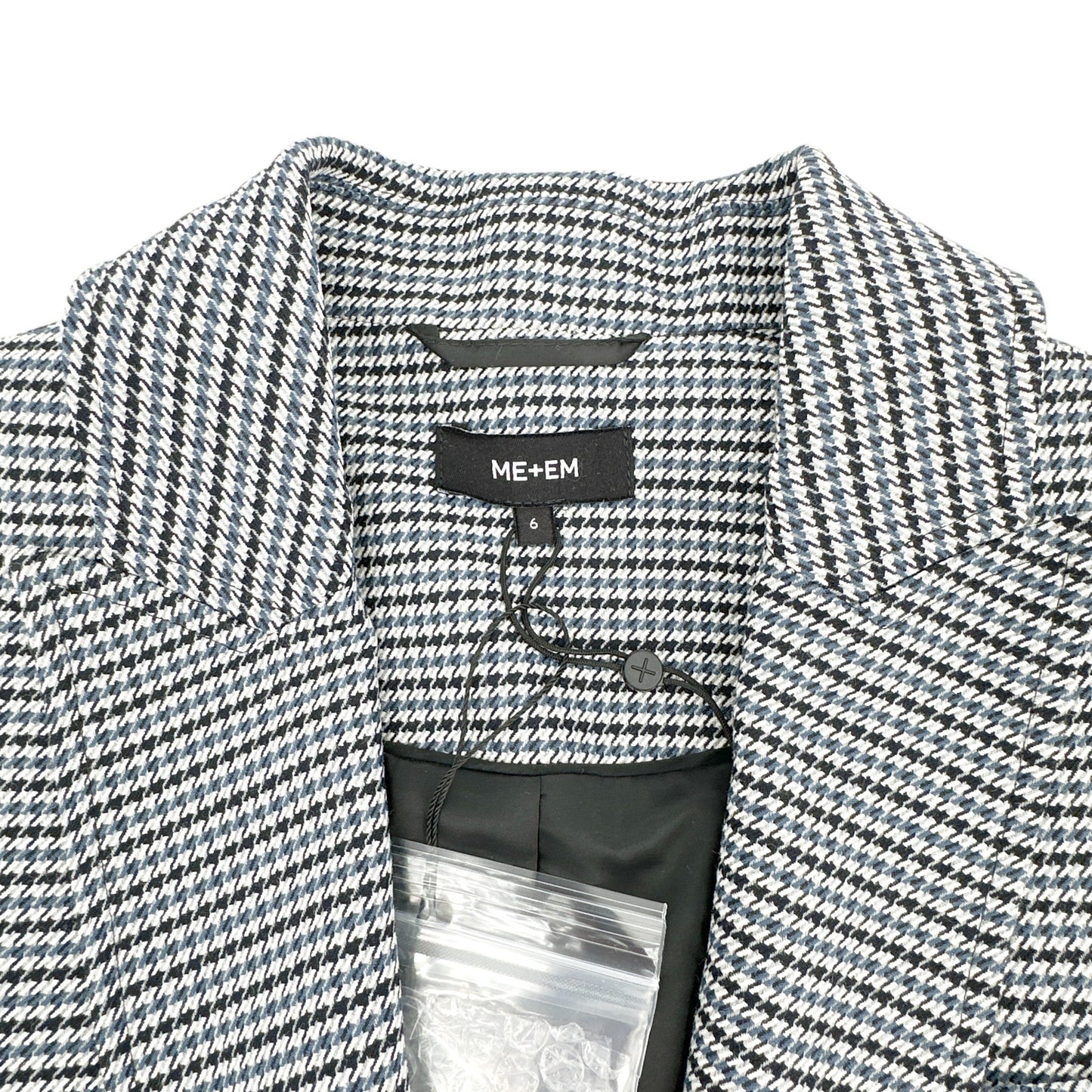 ME+EM Houndstooth Boyfriend Blazer UK10 | US6 | Small