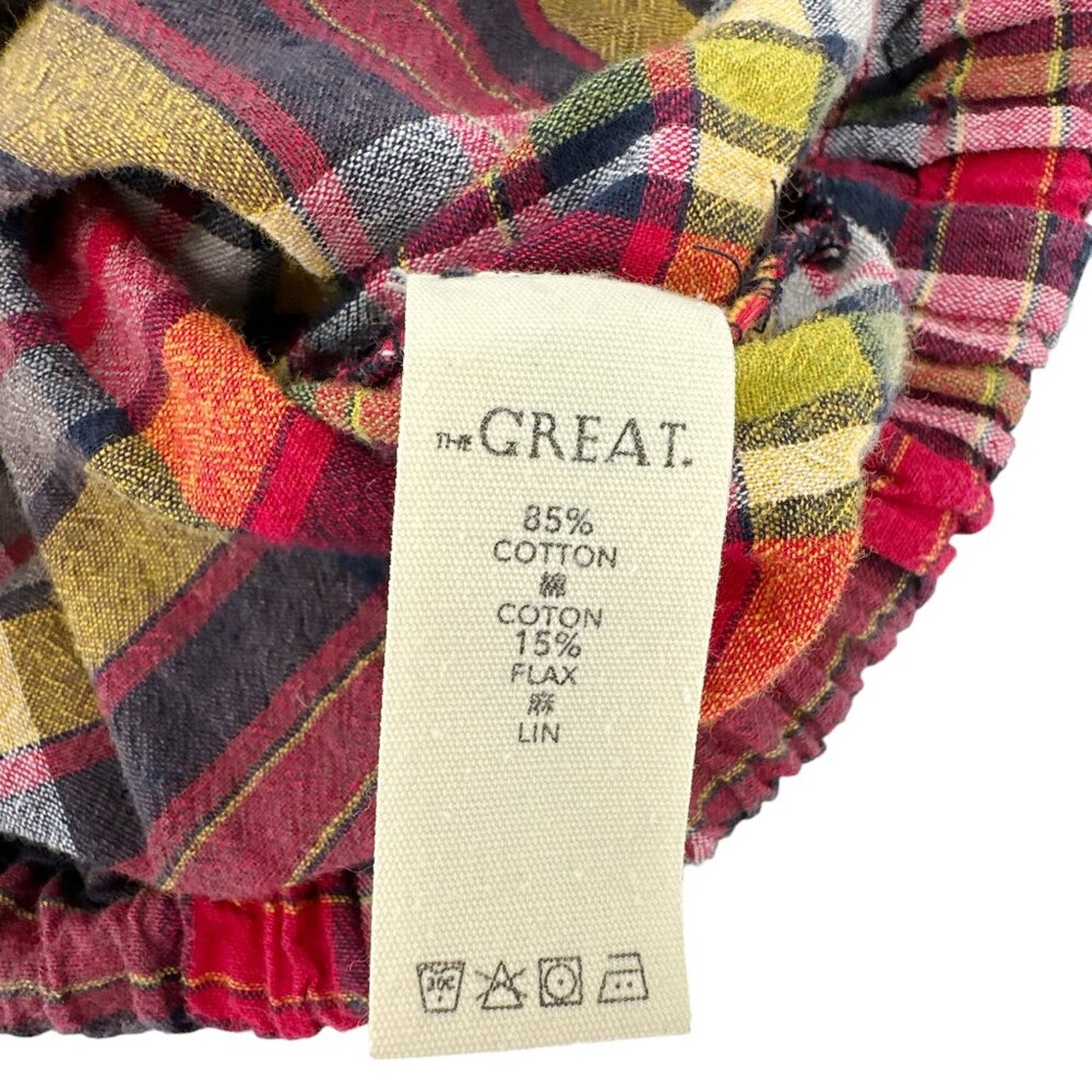 The GREAT. The Journey Pullover in Bluegrass Plaid 1|S