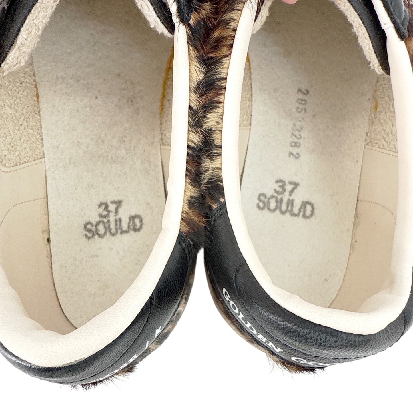 GOLDEN GOOSE Soul Star in Leopard Print Pony 37