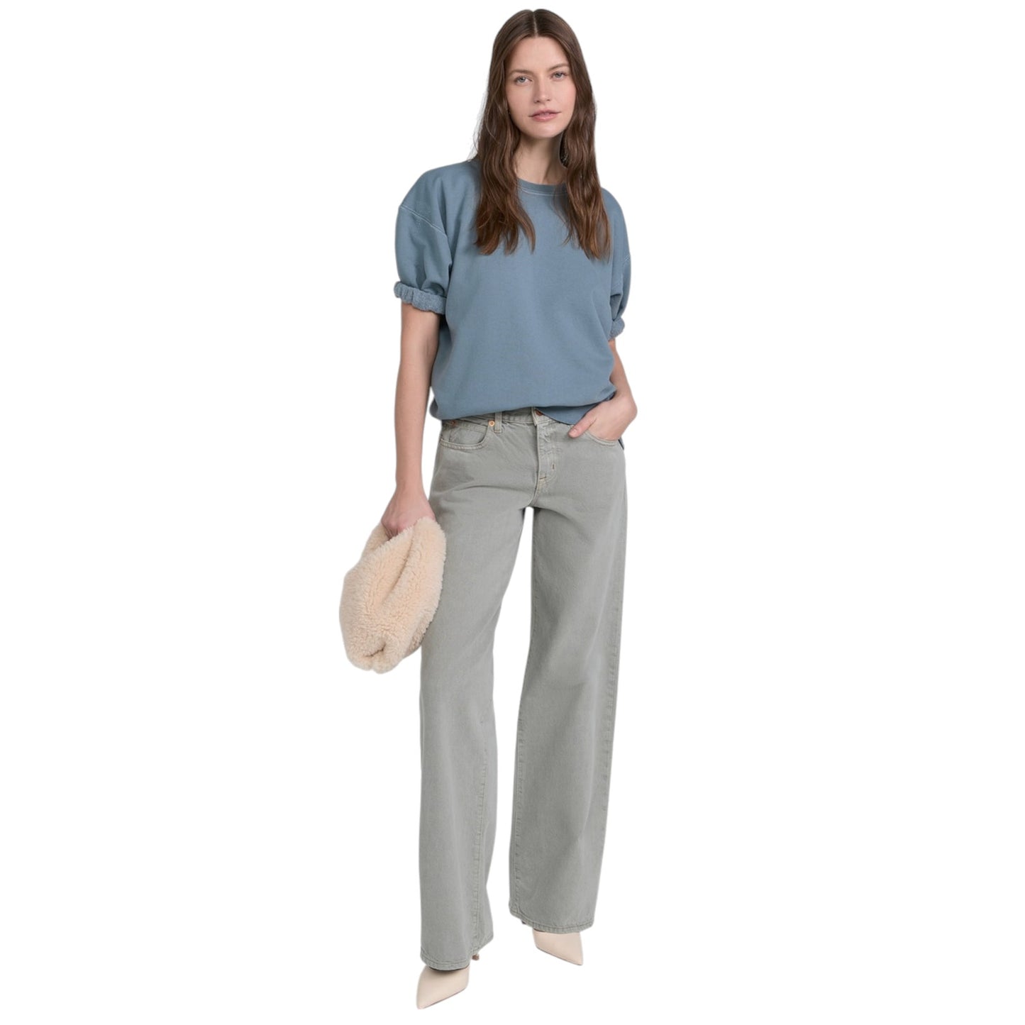 RACHEL COMEY Stanza Sweatshirt in Petrol XS