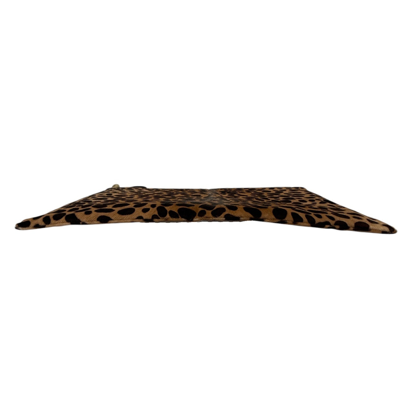 CLARE V. Oversized Laptop Clutch in Leopard