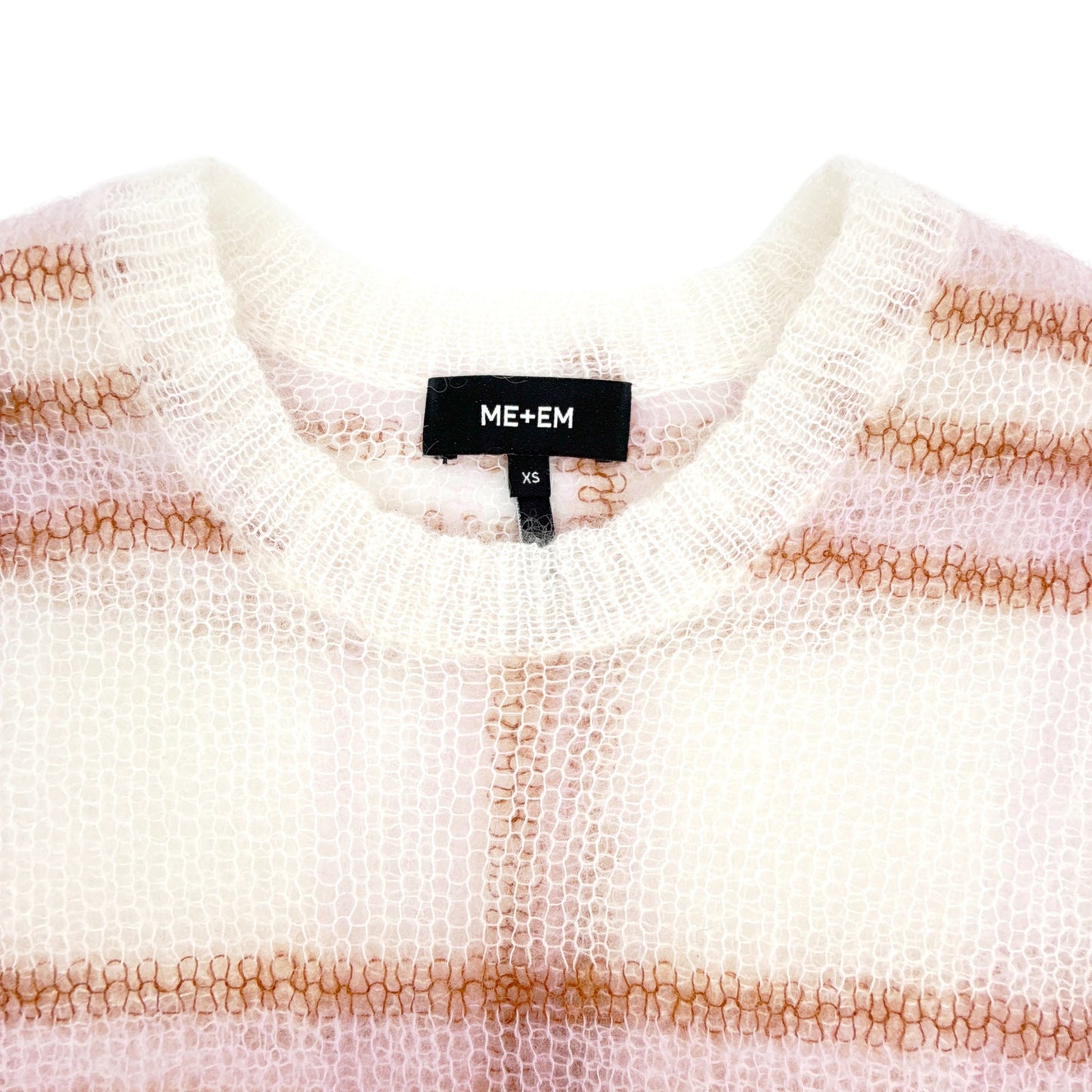 ME+EM Lofty Jacquard Crew Neck Sweater XS