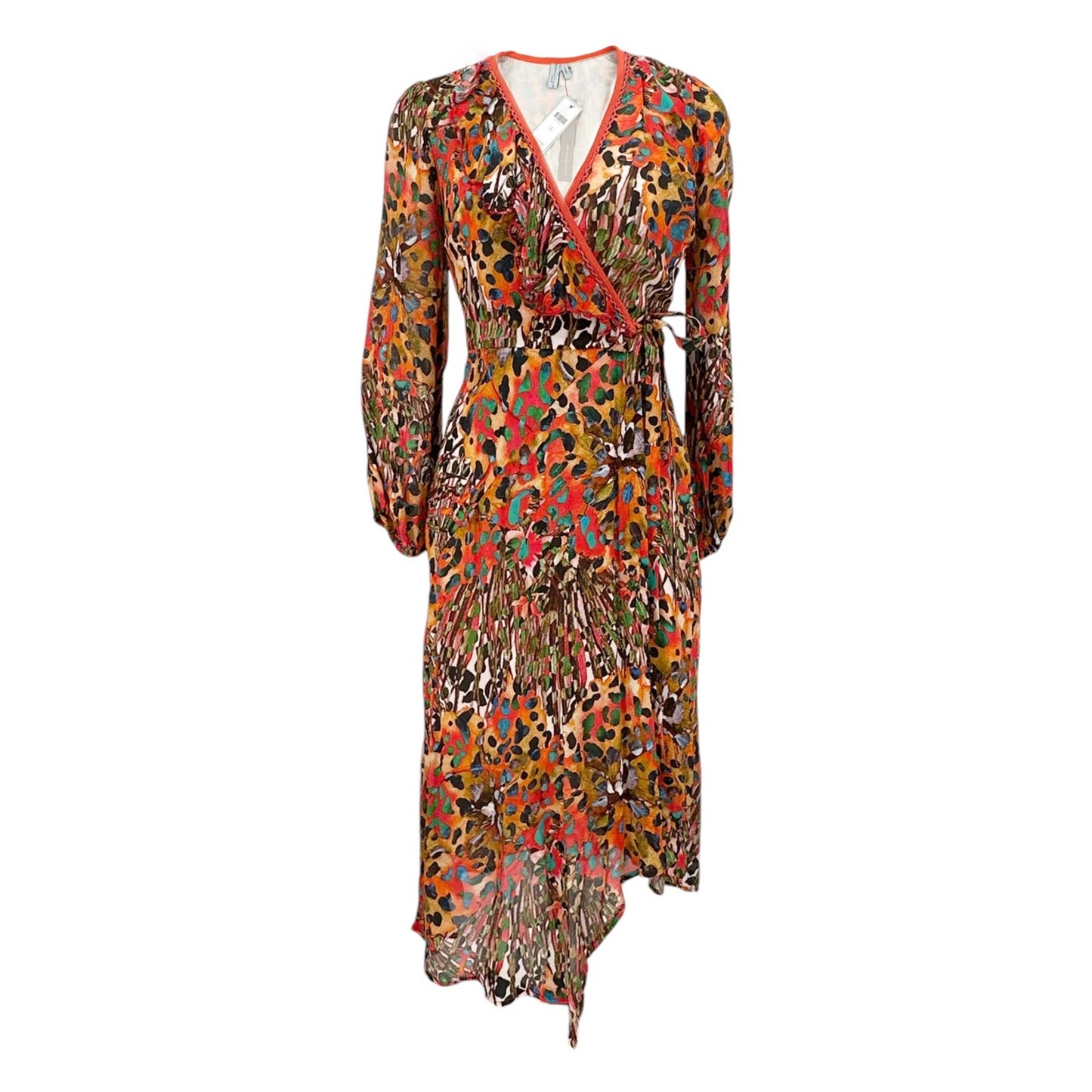ANTHROPOLOGIE x BL-NK Jenny Maxi Wrap Dress XS