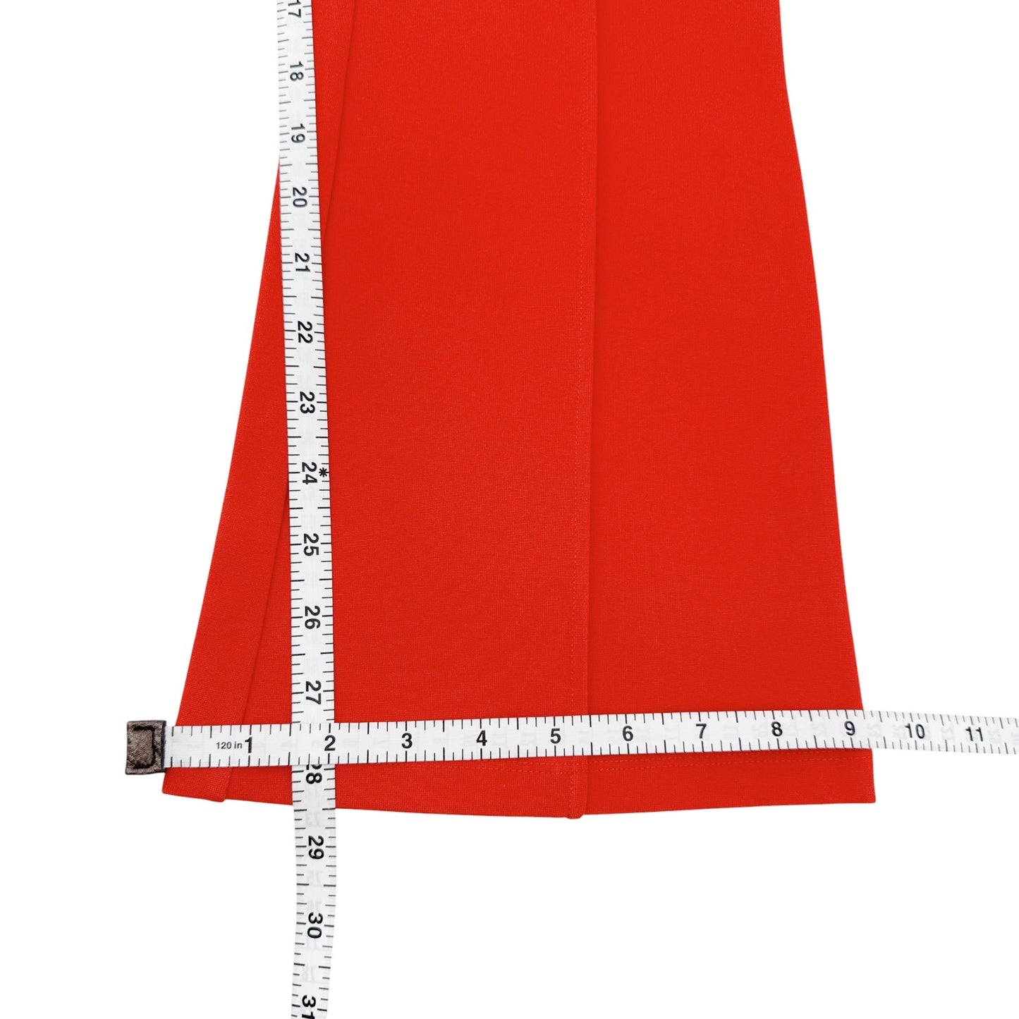 CLARE V. Le Flare Pants in Bright Poppy XS