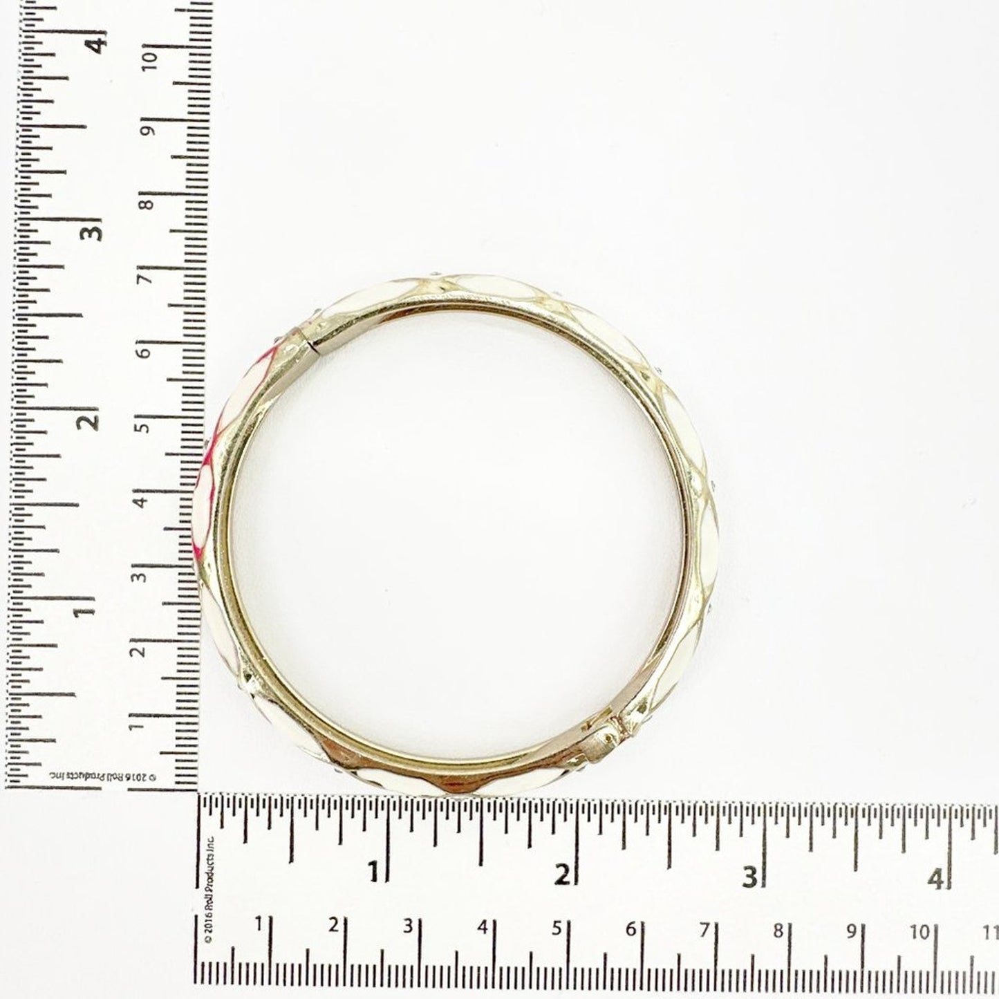 SEQUIN by NORDSTROM Enamel & Crystal Hinged Bangle Bracelet Set of 5