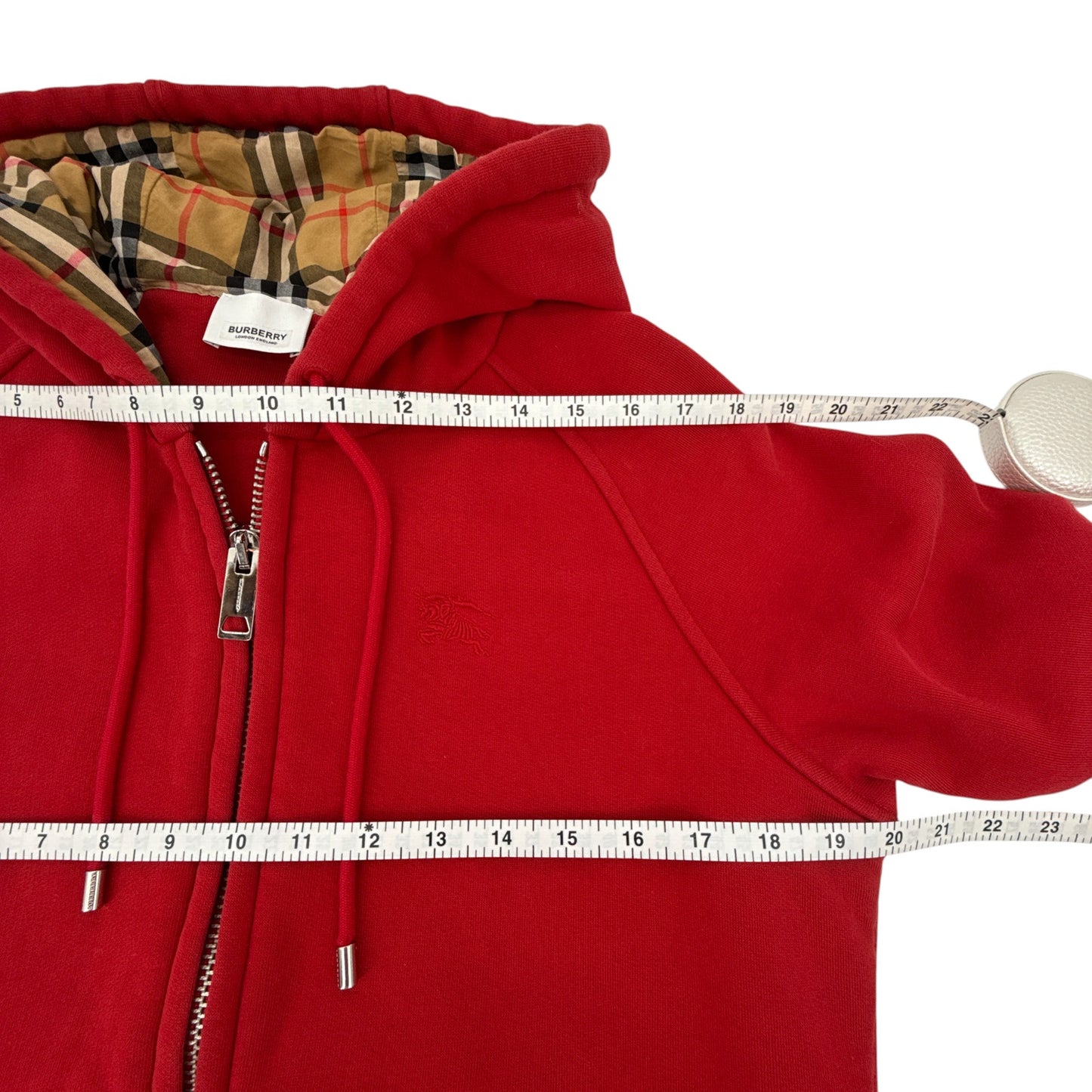 BURBERRY Hackfall Vintage Check Hoodie S