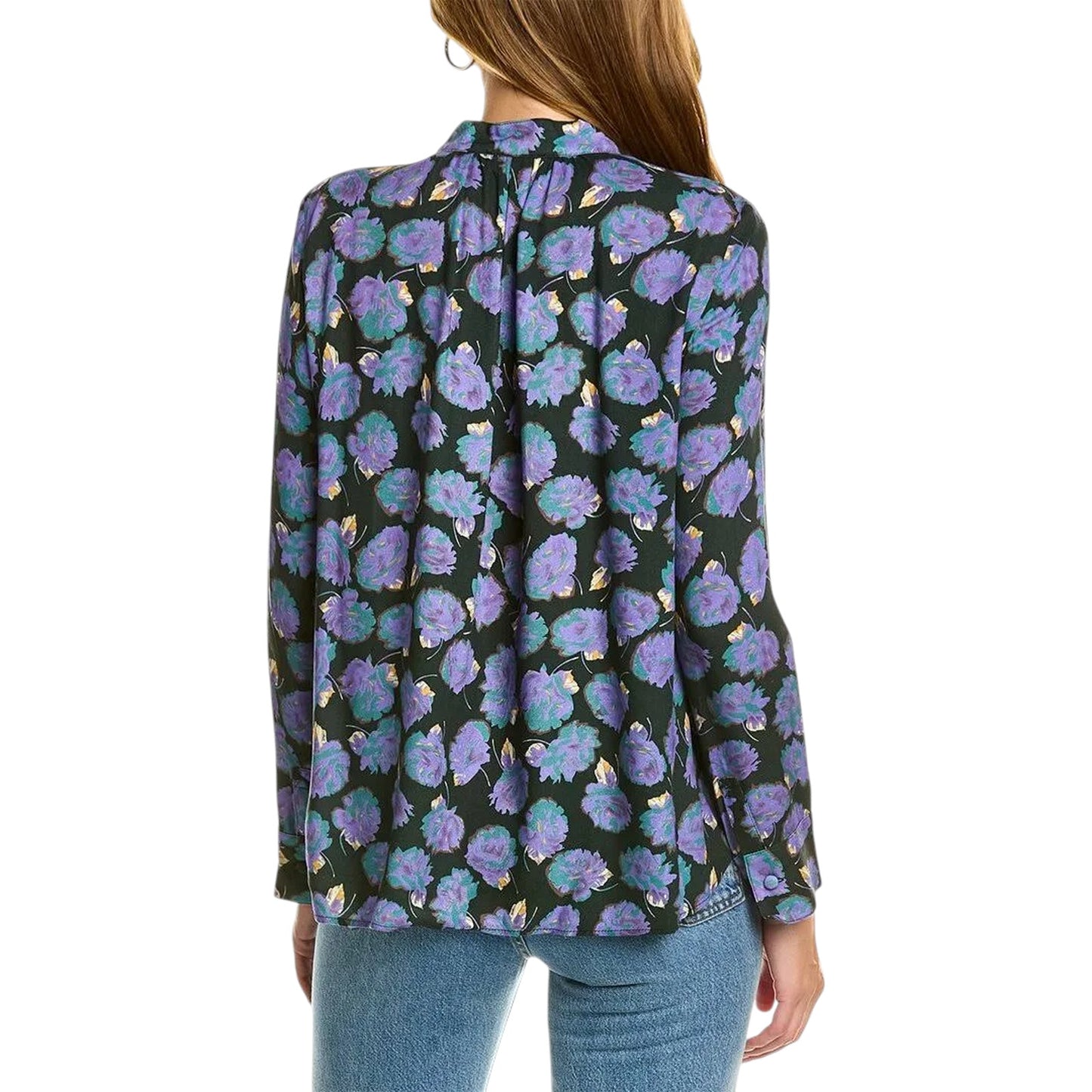 ZADIG & VOLTAIRE Tink Roses Top in Lavender XS