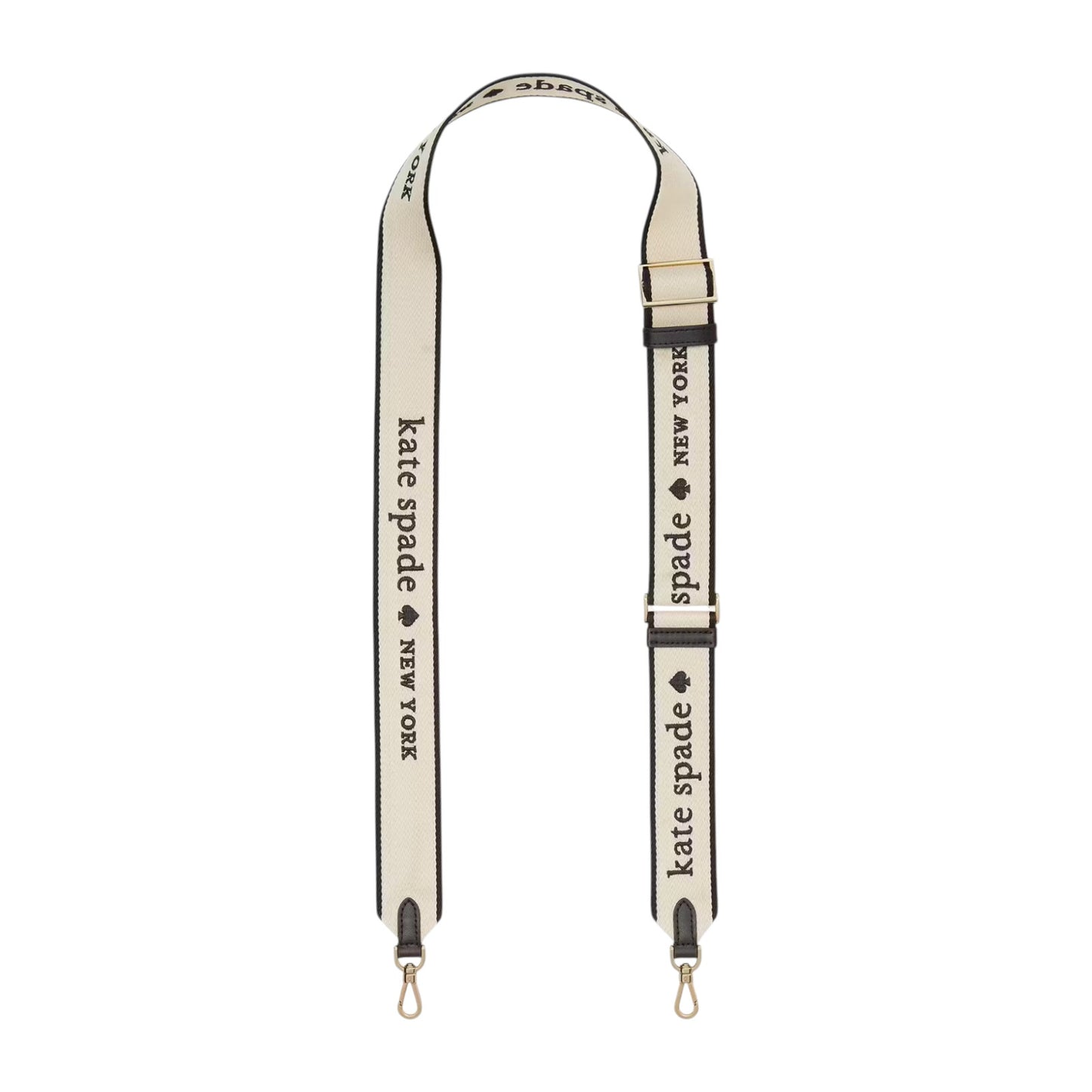 KATE SPADE New York Logo Webbing Bag Strap in Light Natural