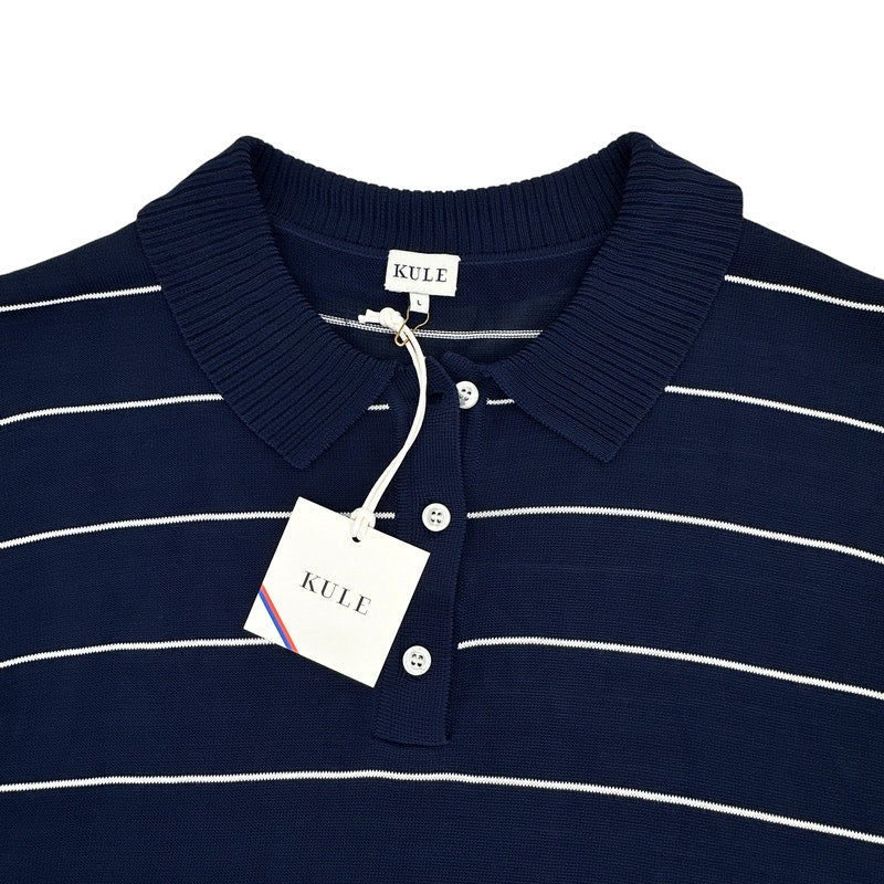 KULE Knit Polo Sweater L