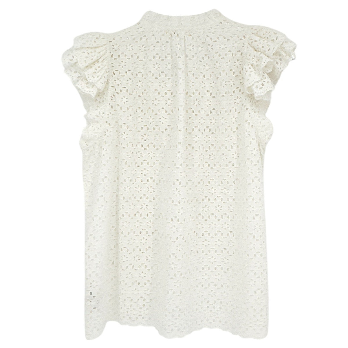 ULLA JOHNSON Grace Ruffle Sleeve Top 4|S