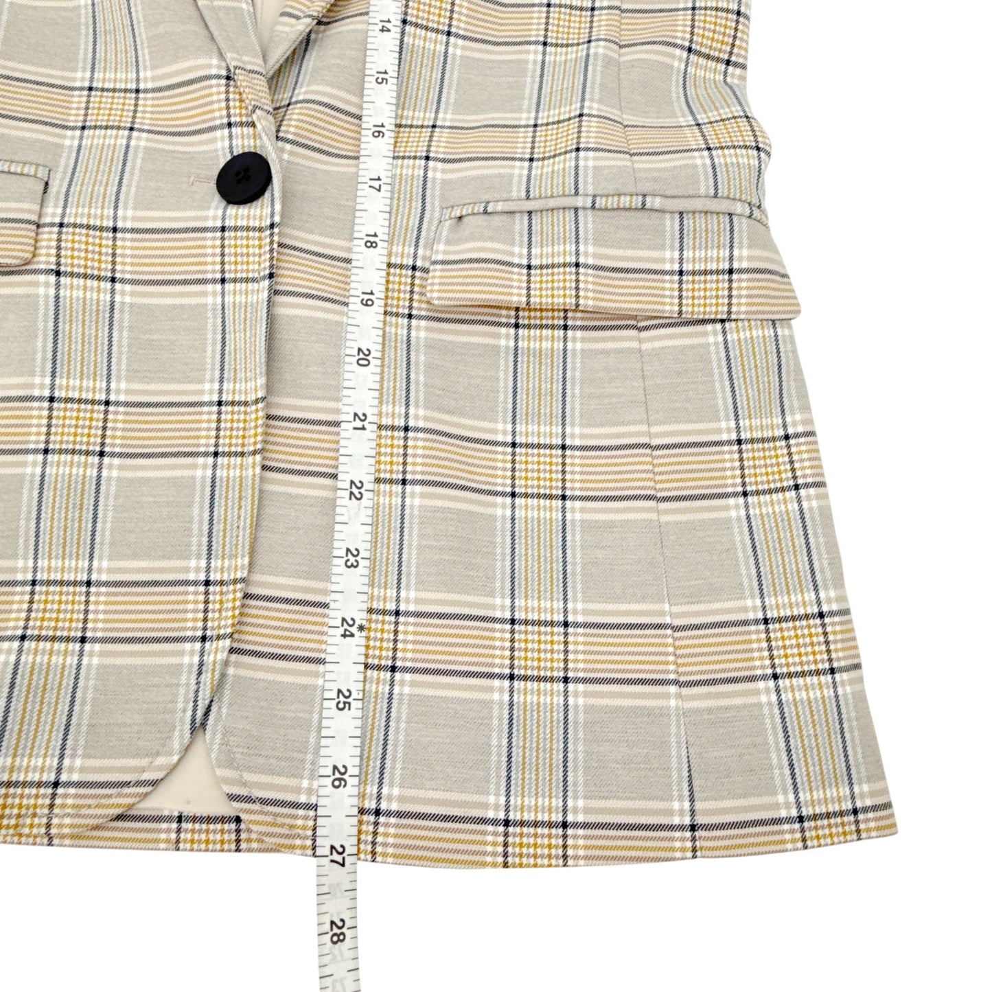 ME+EM Statement Check Boyfriend Blazer UK6|US2