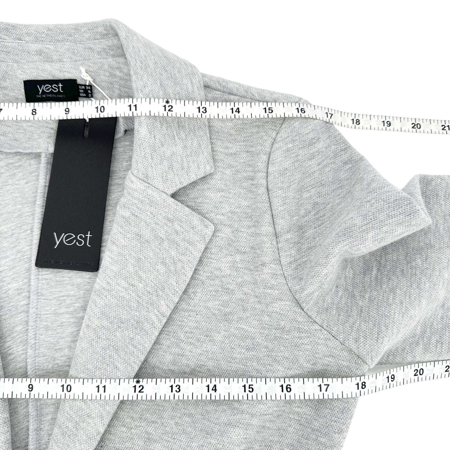 YEST Sweatshirt Blazer in Light Grey 2