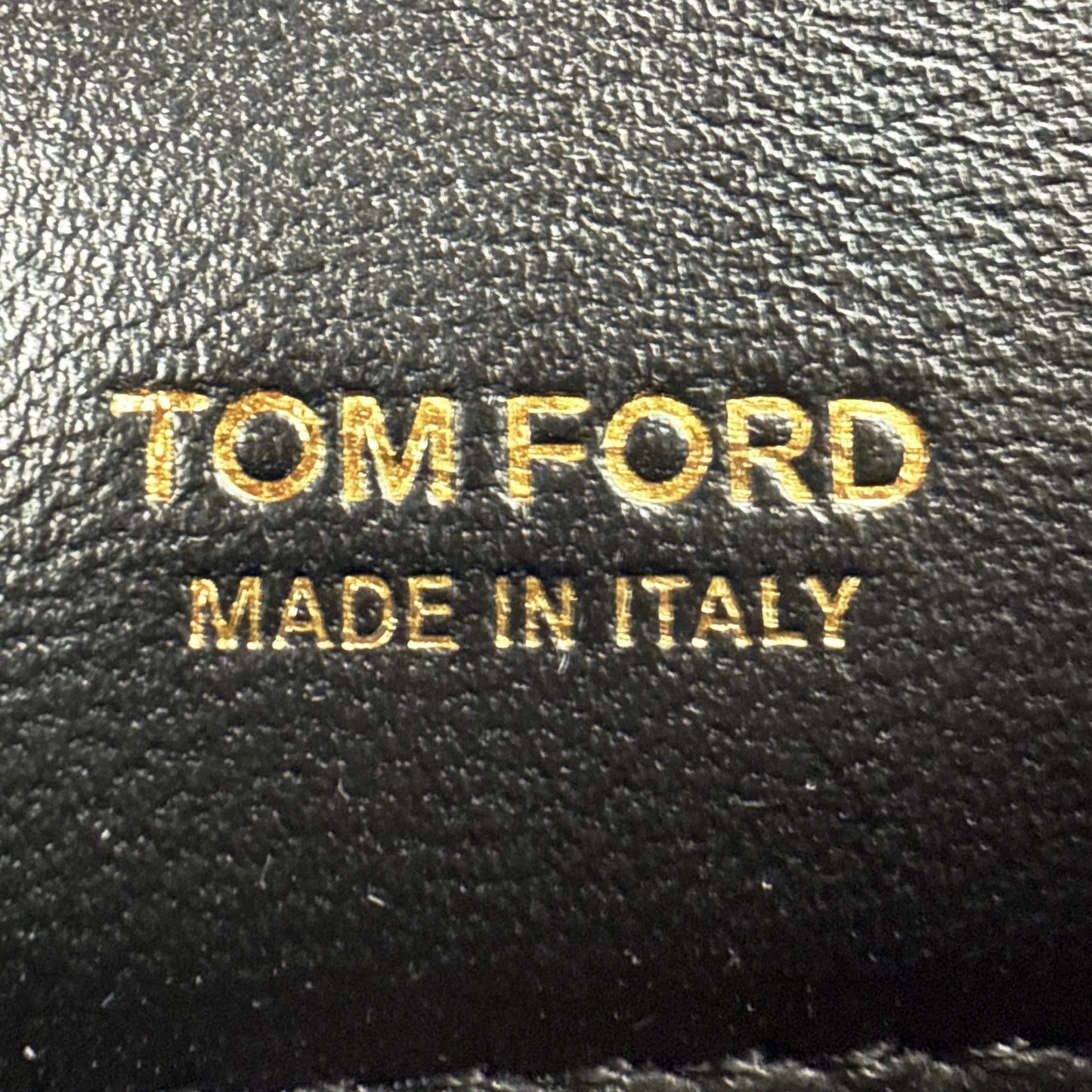 TOM FORD Small Label Leather Chain Top Handle Bag in Lilac