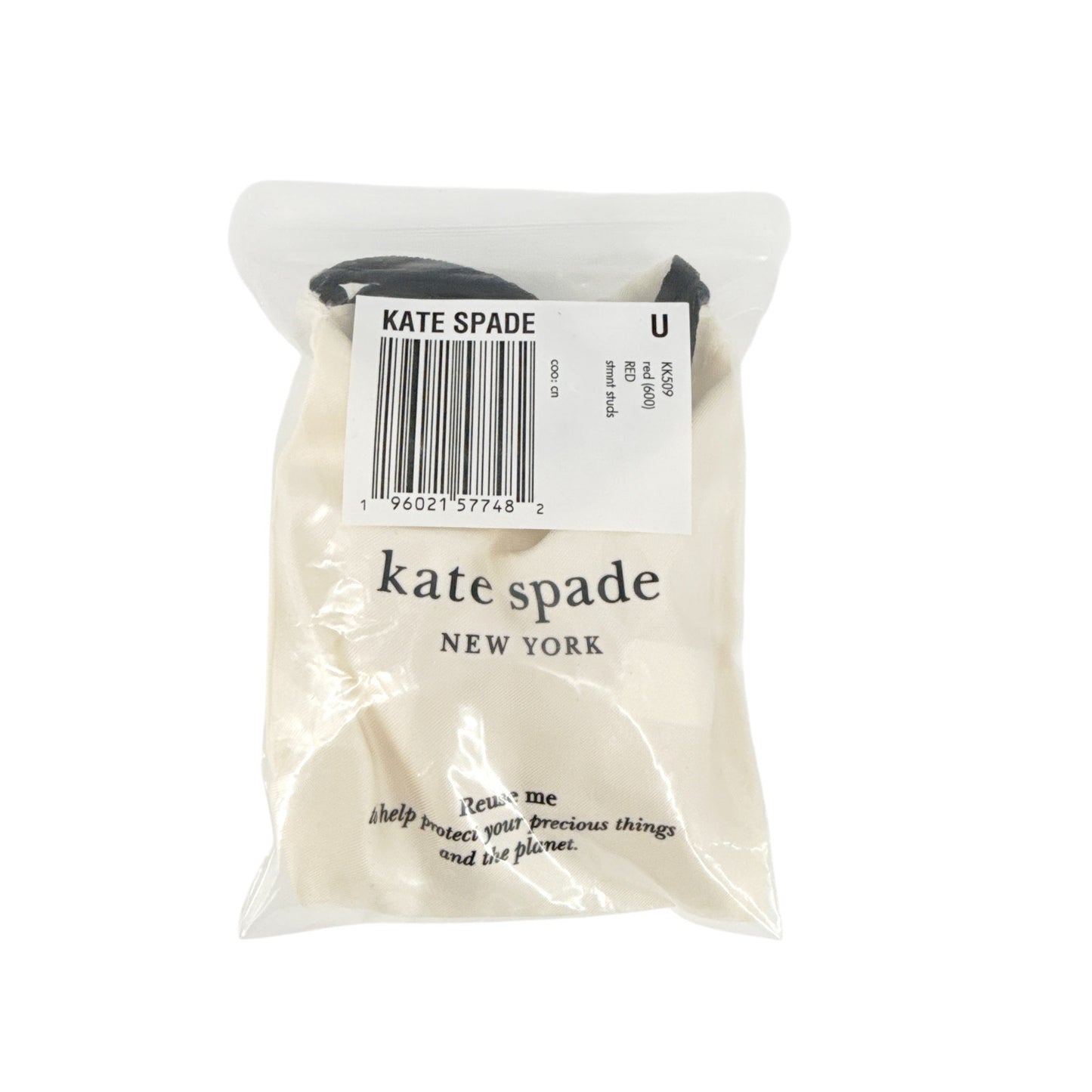 KATE SPADE New York Heart You Statement Studs in Red