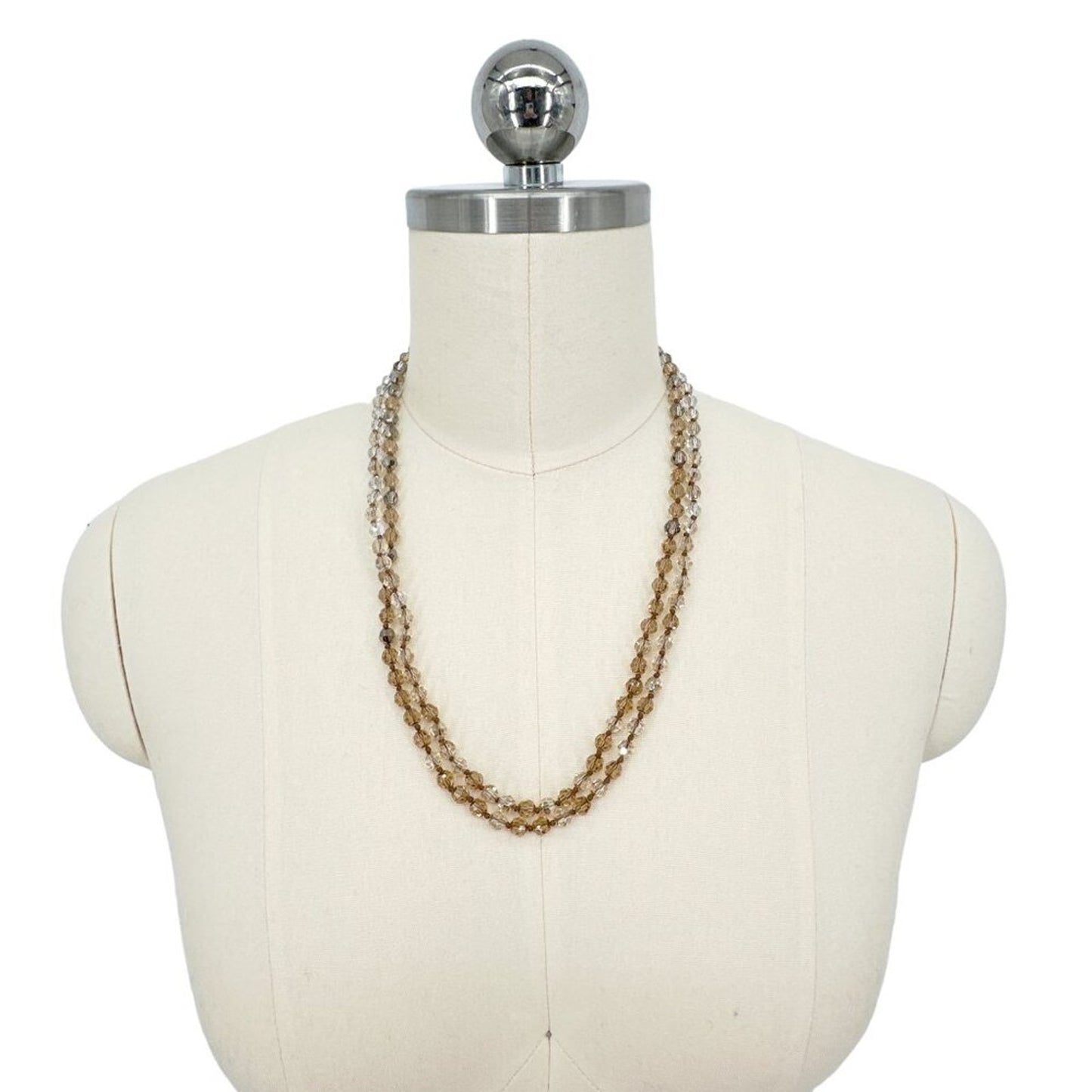 CHAN LUU Semi-Precious Necklace or Wrap Bracelet in Neutral