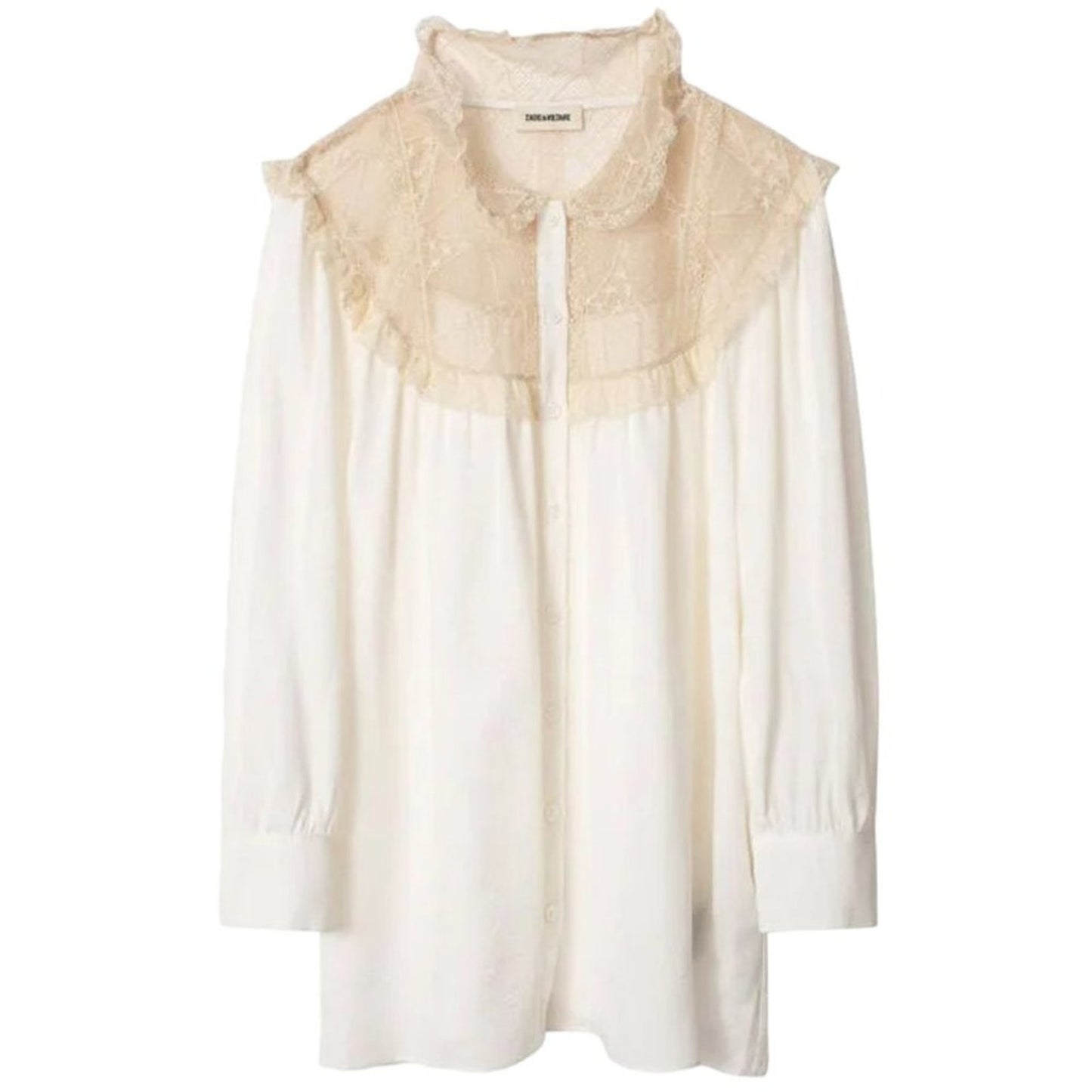 ZADIG & VOLTAIRE Courtney Silk Paisley Jacquard Blouse XS