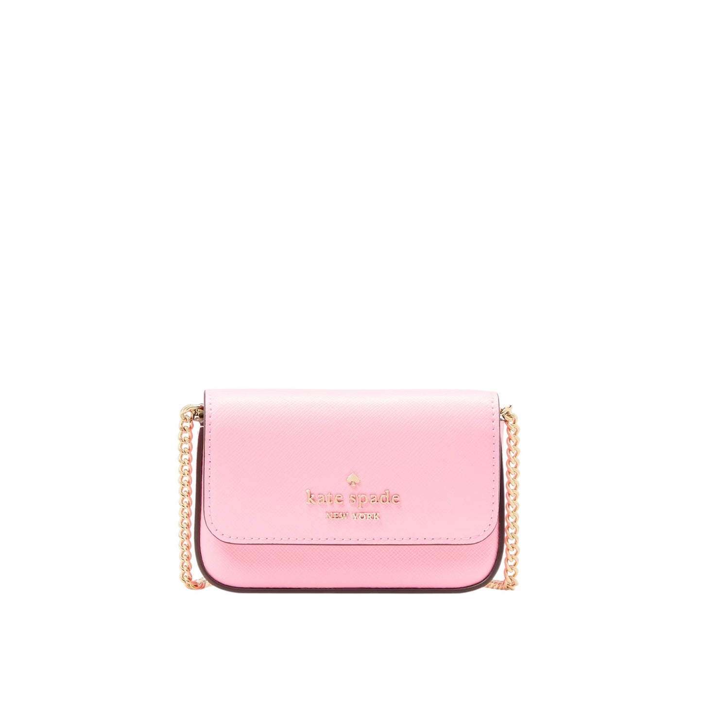 KATE SPADE New York Madison Card Case Crossbody in Pink Apple
