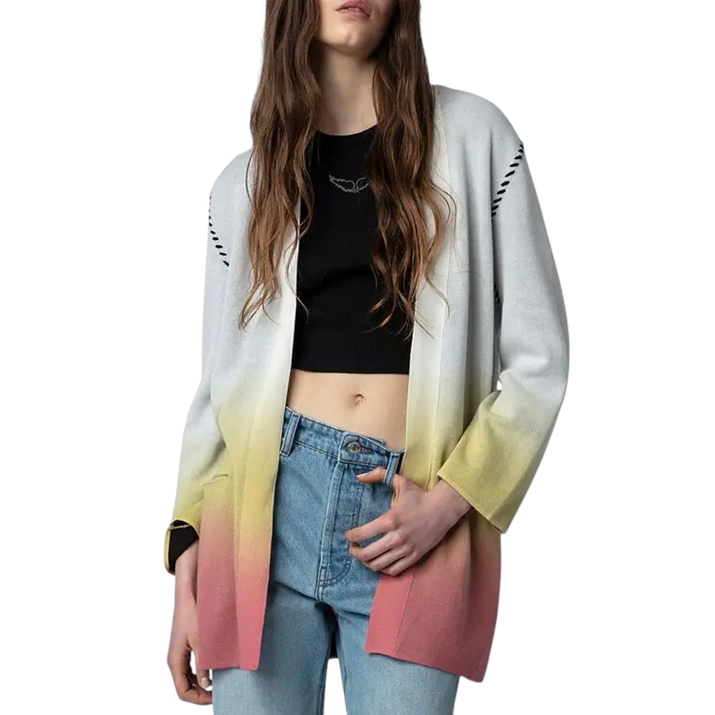 ZADIG & VOLTAIRE Austin Cosmoo Cardigan XS