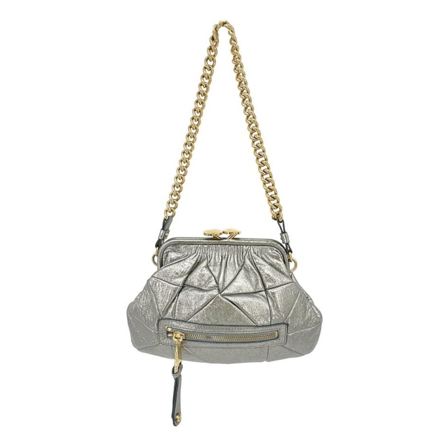 MARC JACOBS Collection Patchwork Metallic Leather Little Stam Bag