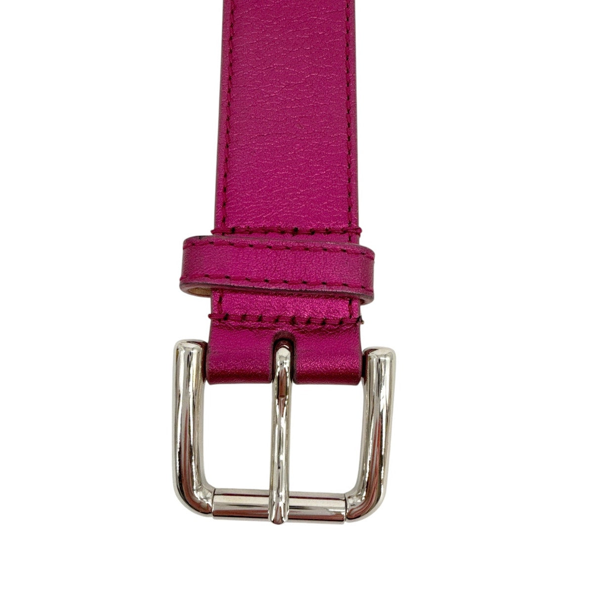DOLCE & GABBANA Logo Belt Metallic Pink 85cm | 34in