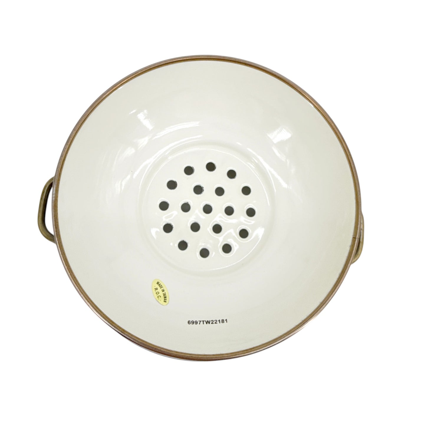 MACKENZIE-CHILDS Sterling Check Colander Large