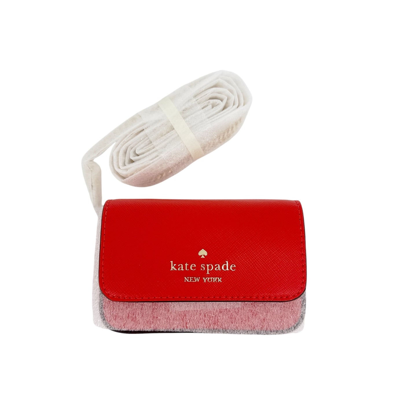 KATE SPADE New York Madison Card Case Crossbody in Tomato Slice