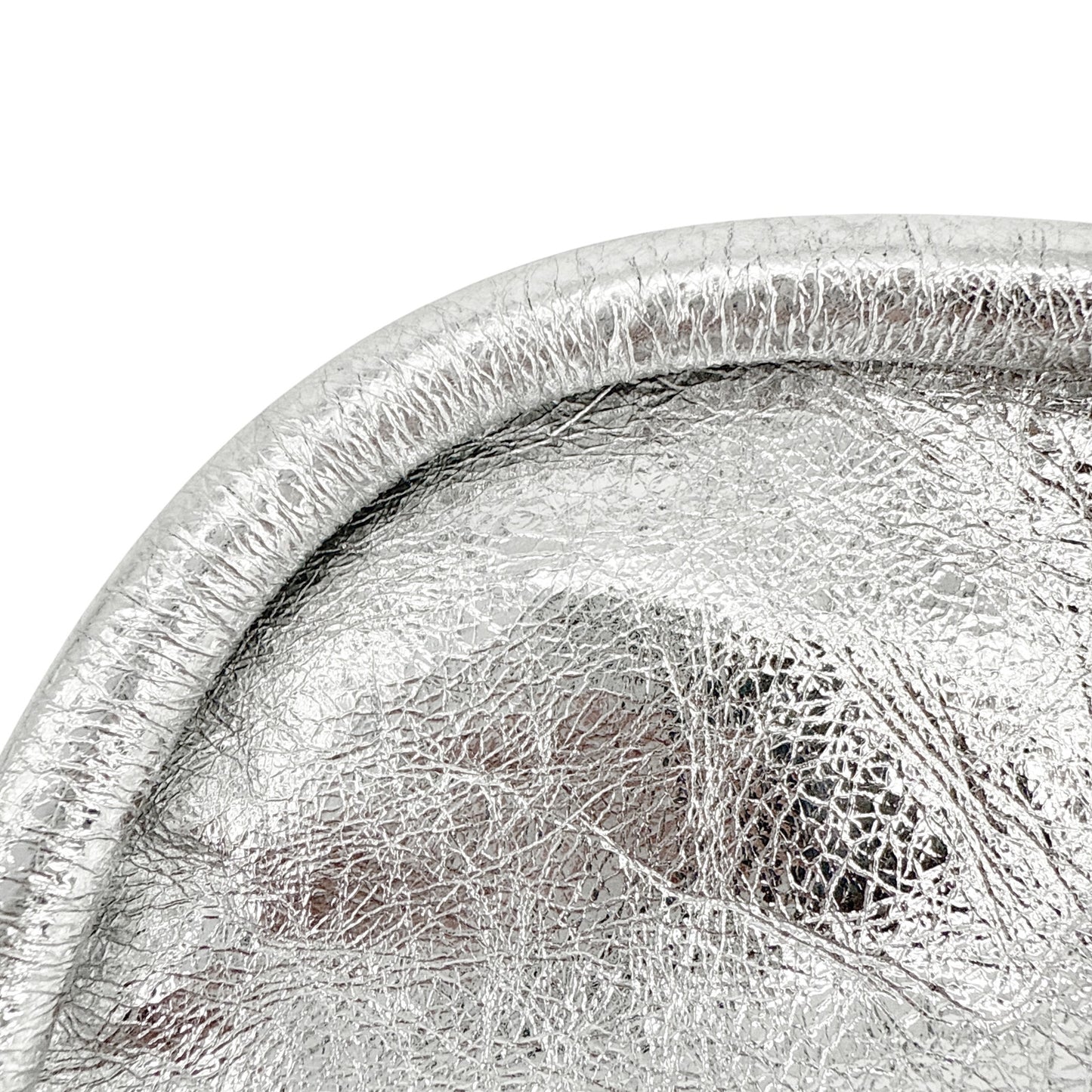 PROENZA SCHOULER Large Ruched Tote in Metallic Crinkled Leather