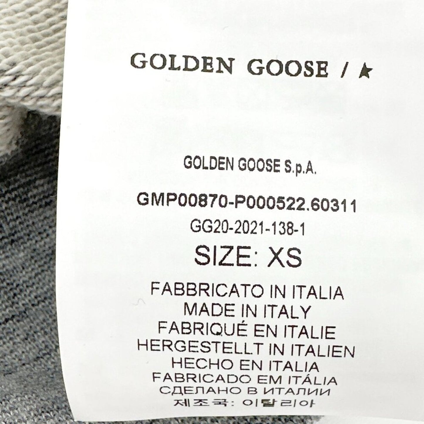 GOLDEN GOOSE Archibald Star Crewneck Sweatshirt XS