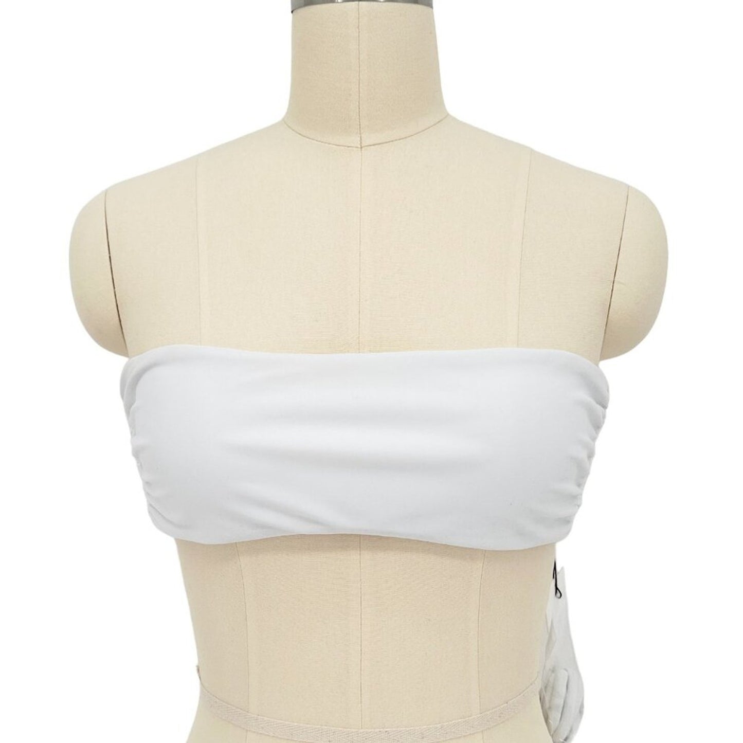 VERONICA BEARD Catarina Bandeau Bikini Top M