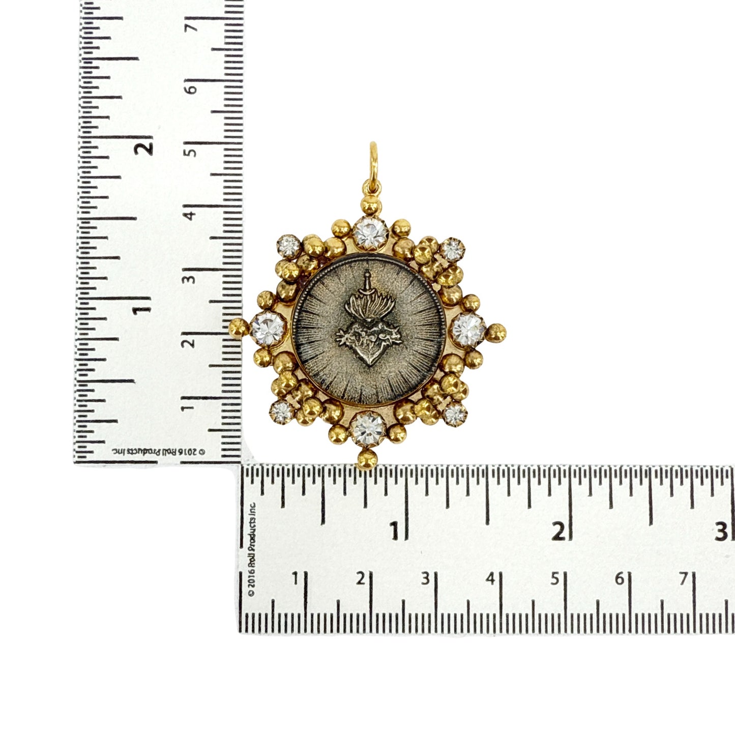 VIRGINS SAINTS & ANGELS VSA Cloister Sacred Heart Charm