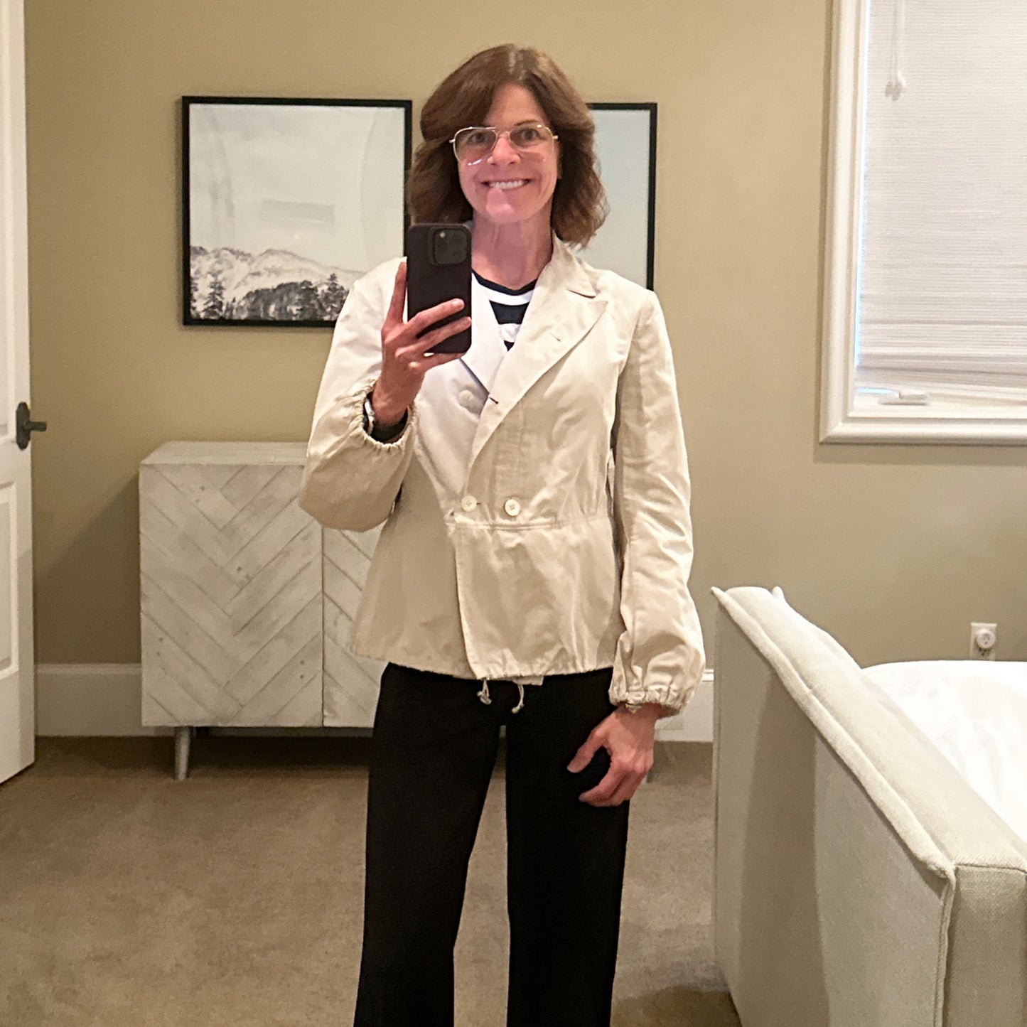 JIL SANDER Silk Blend Blouson Jacket EU40